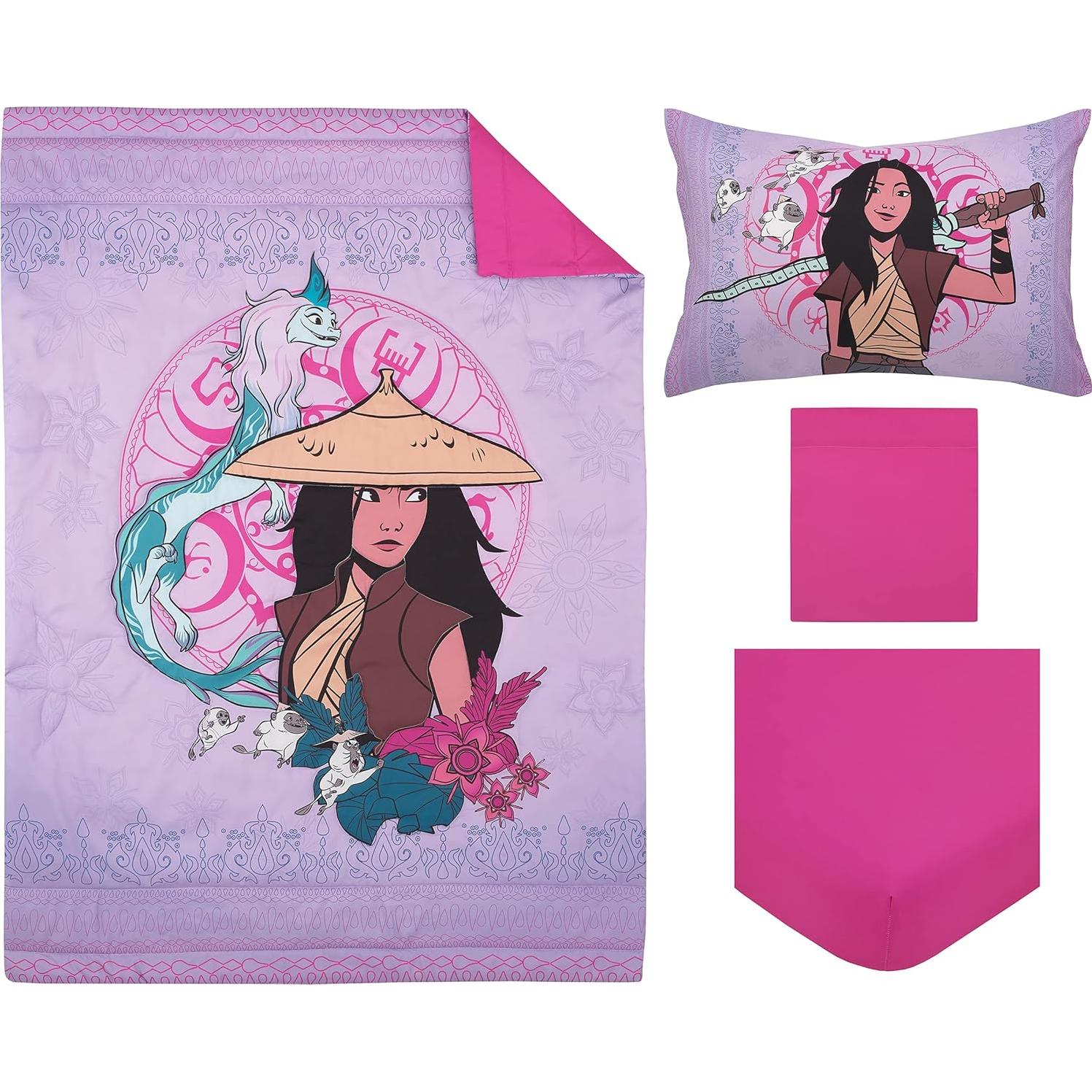 Juego de Cama Disney Raya y el Último Dragón 4 Piezas