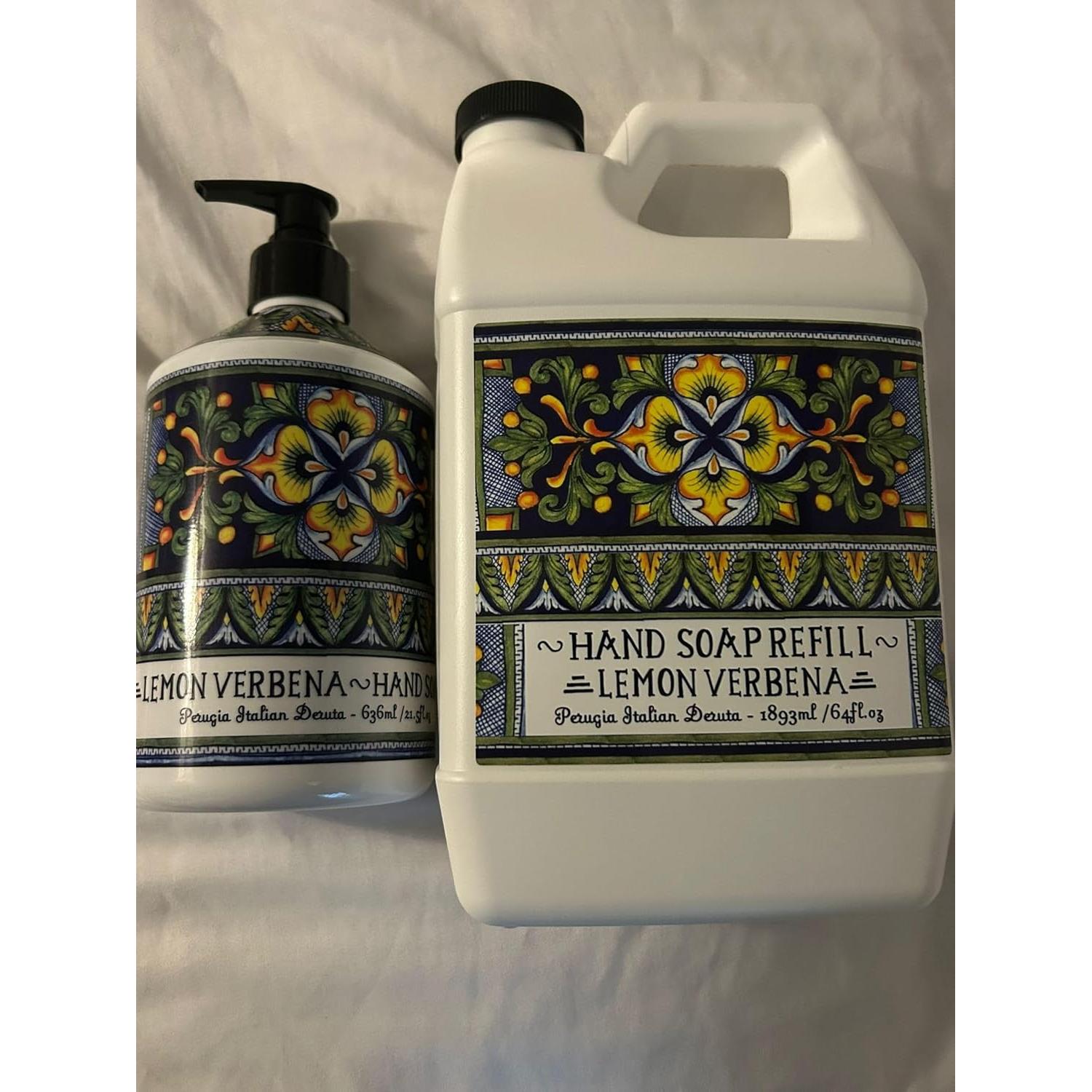 Jabón de Manos de Verbena de Limón Home & Body 1.89L + 0.64L