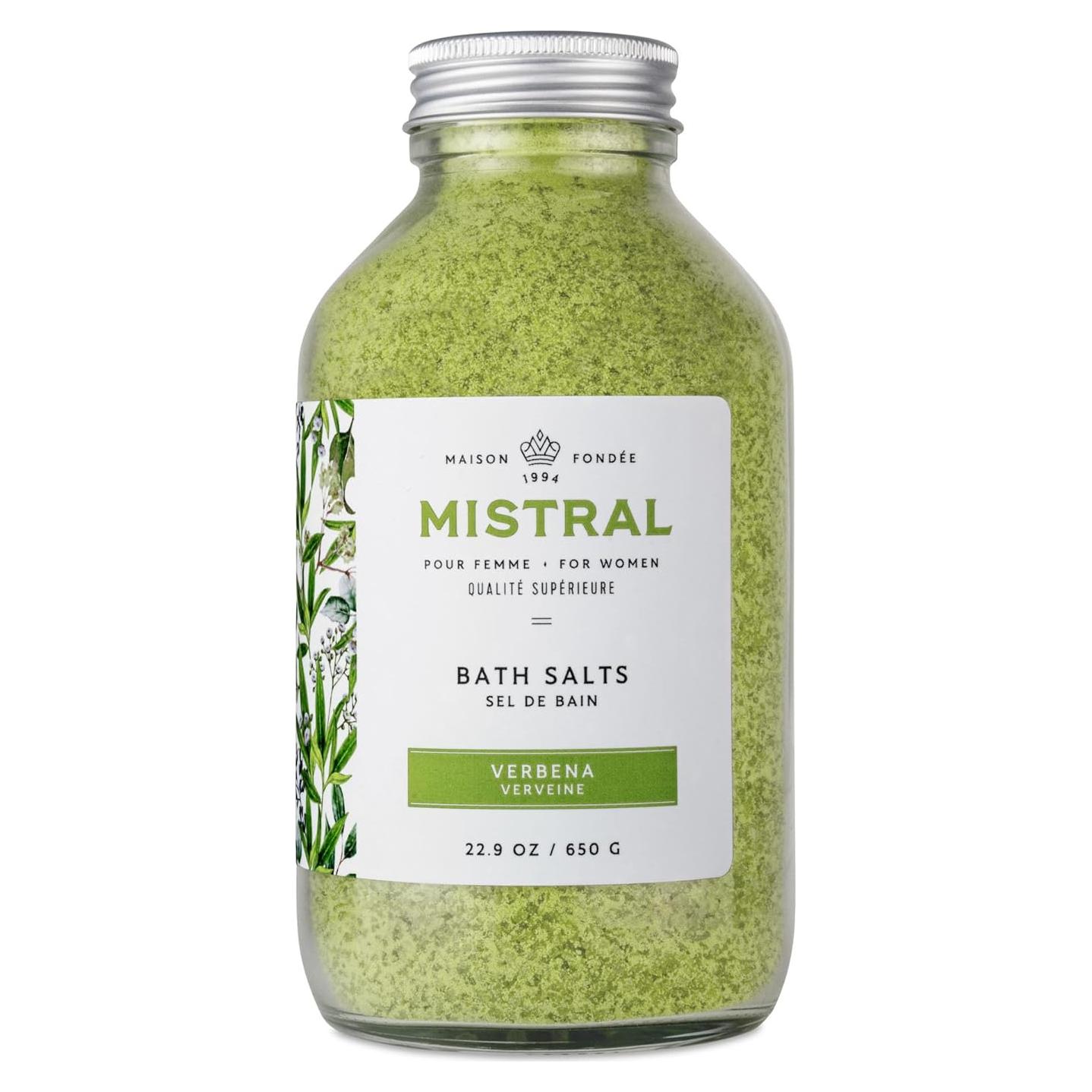 Sal de Baño Mistral Mar Mediterráneo 650g - Verbena de Limón