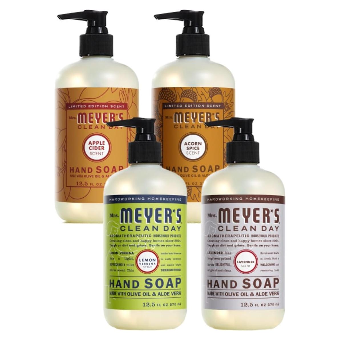 Jabón de Manos Mrs. Meyer's Clean Day 1470 ml 4 Fragancias