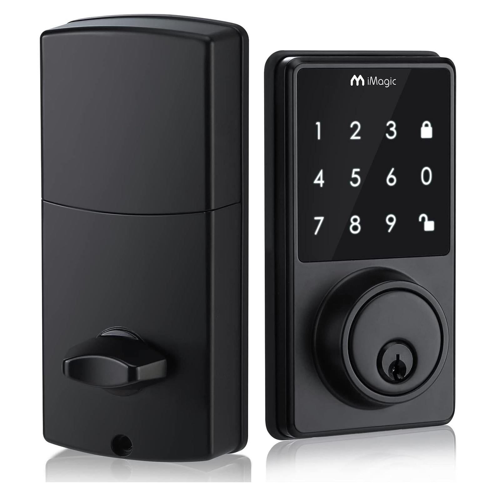 Cerradura Táctil iMagic Automática con 50 Códigos - Negro Mate