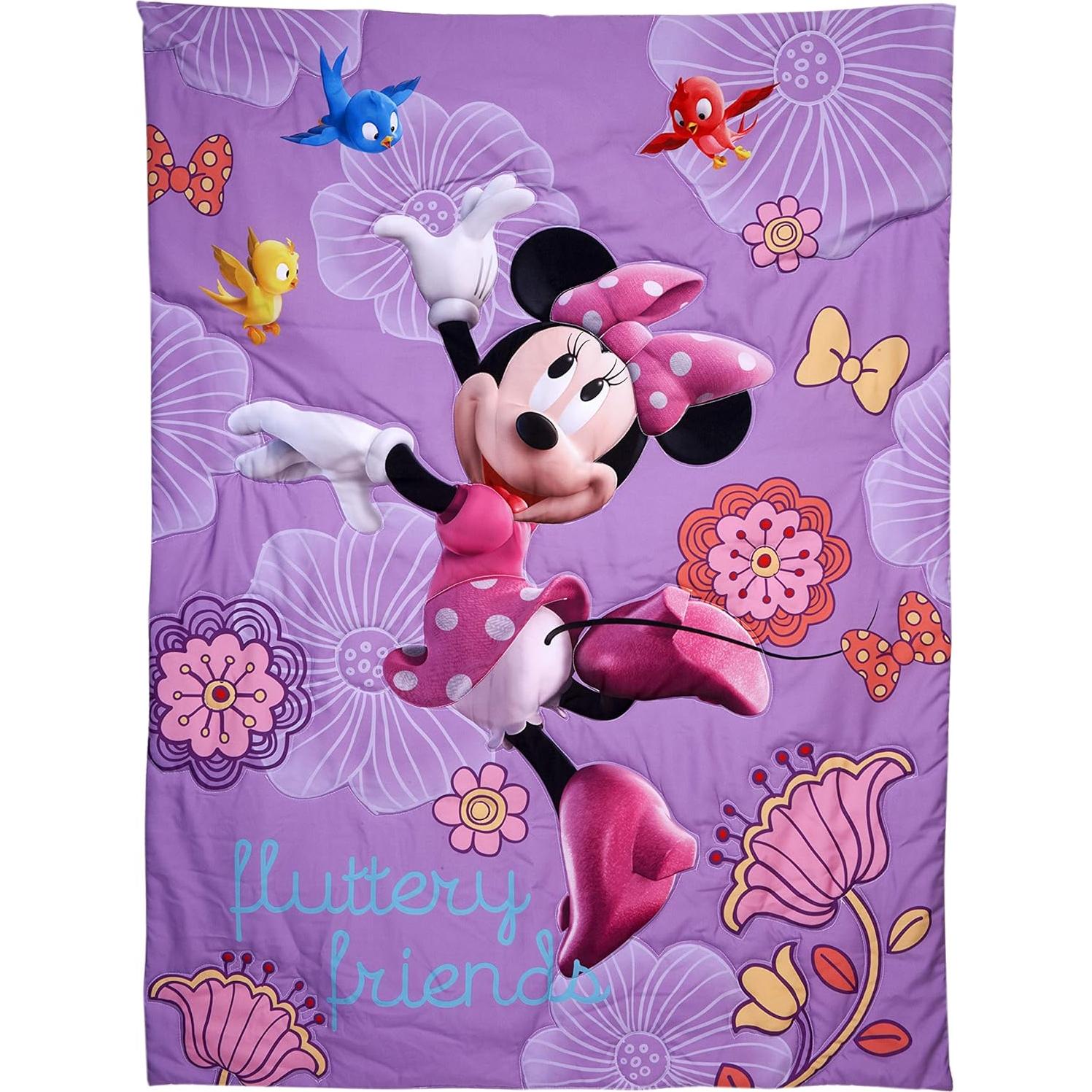 Juego de Ropa de Cama Disney Minnie 4 Piezas Microfibra