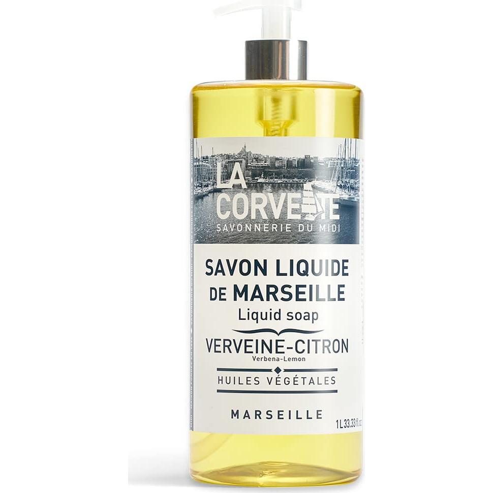 Jabón líquido La Corvette Marseille Verbena-Limón 1L