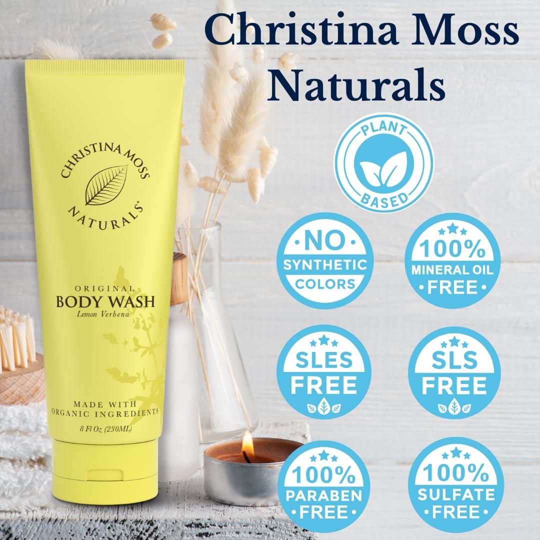 Jabón Corporal Christina Moss Naturals 236.6ml Verbena de Limón