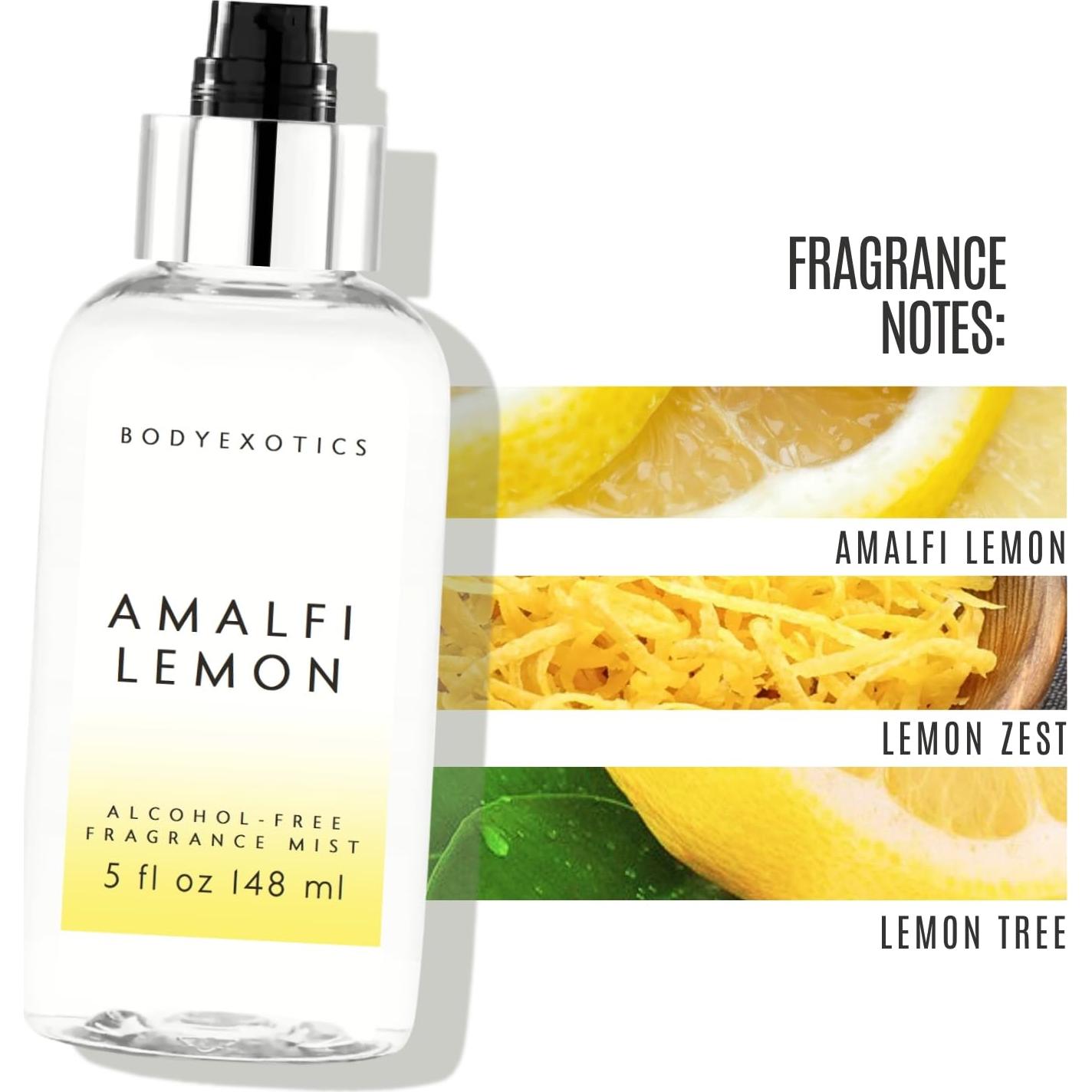 Bruma de Fragancia Fina Sin Alcohol Limón Amalfi 148 mL - Vegana