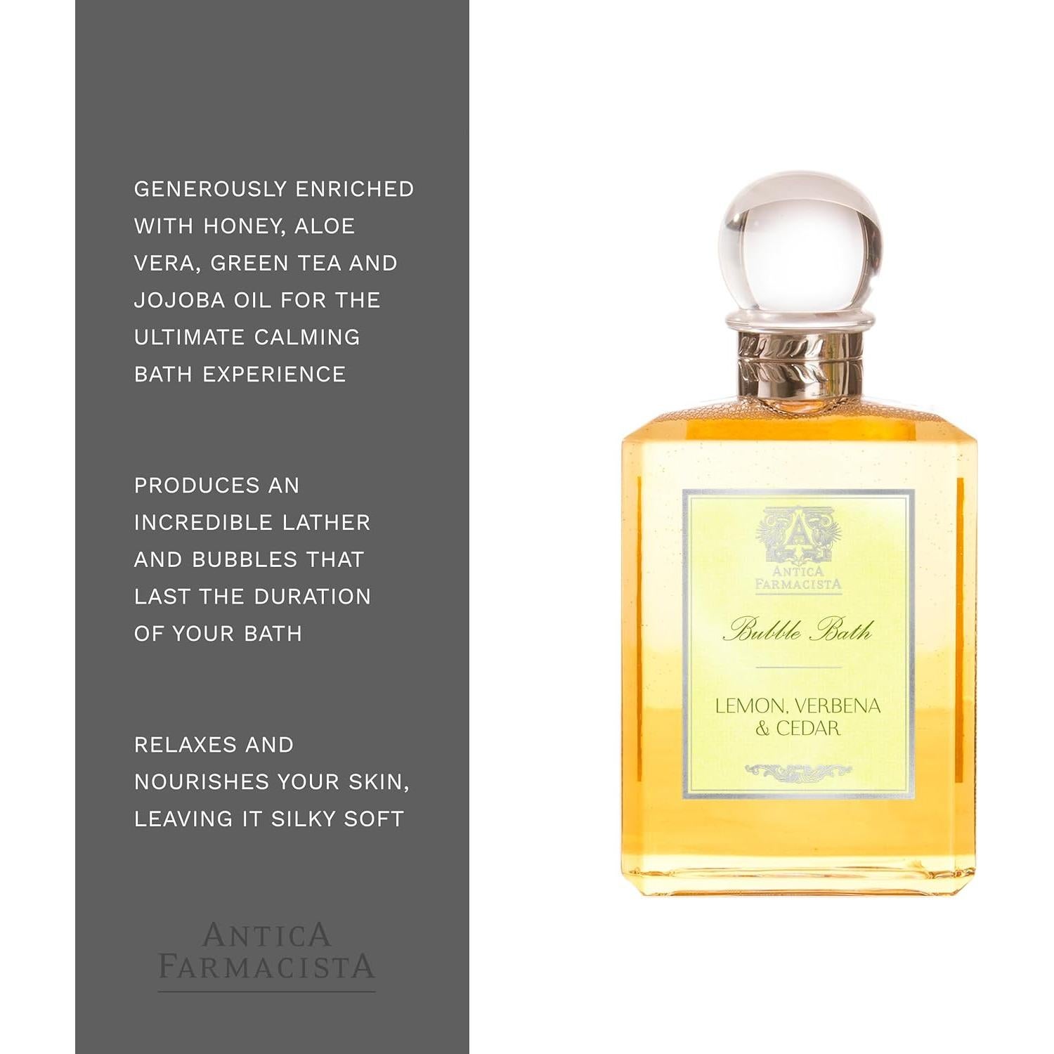 Baño de Burbujas Antica Farmacista 473 ml Limón Verbena Cedro