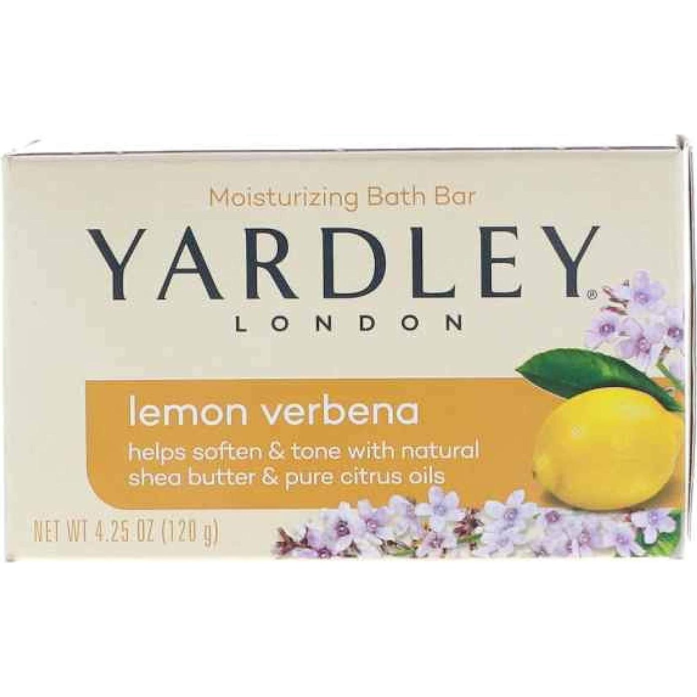 Jabón en barra Yardley London Verbena de Limón 141g Unisex