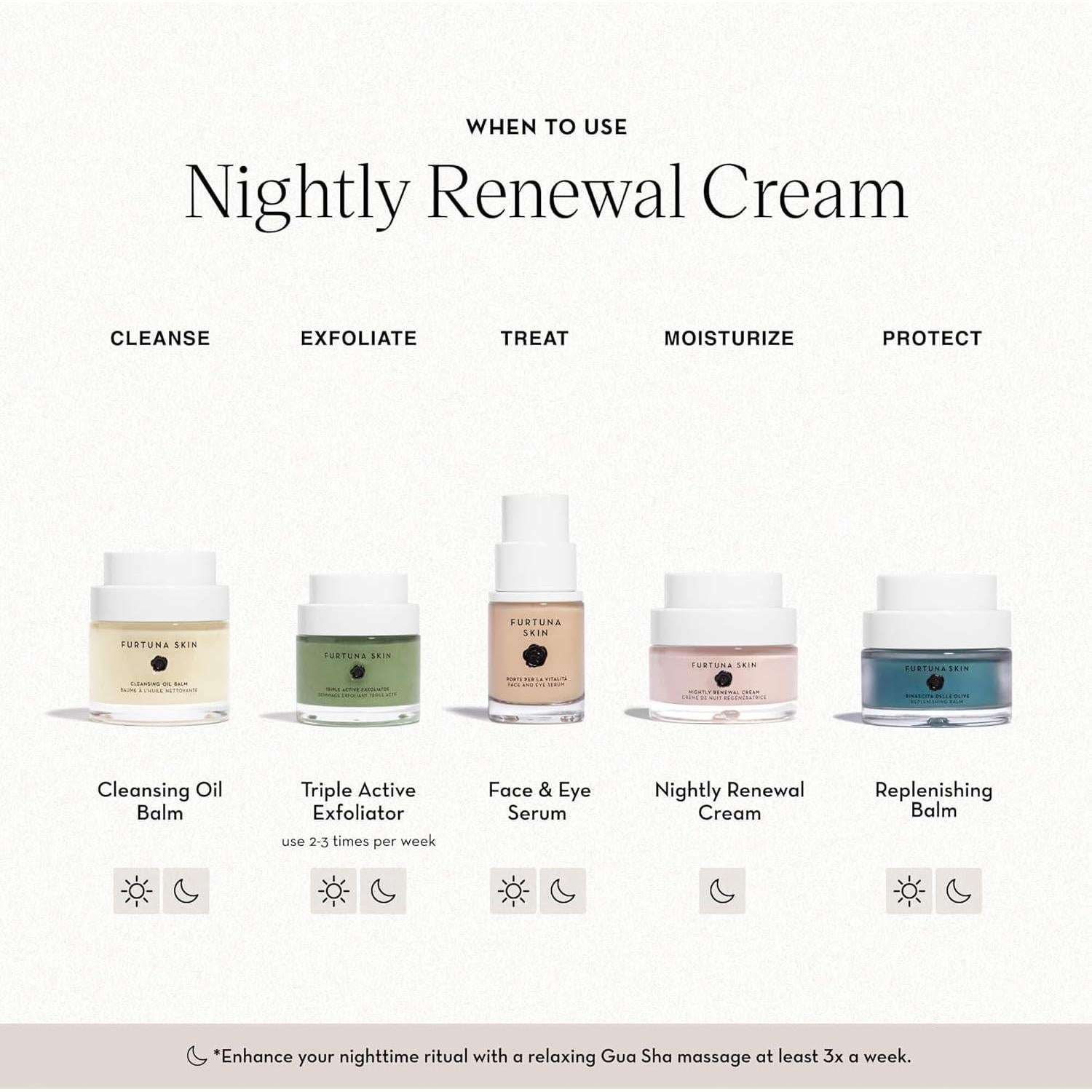 Crema Nocturna Hidratante Furtuna Skin 50 ml - Vegana y EWG