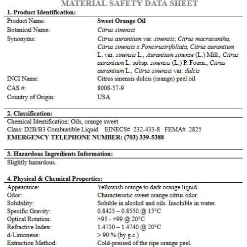 Aceite Esencial de Naranja Dulce GreenHealth 118 ml Puro