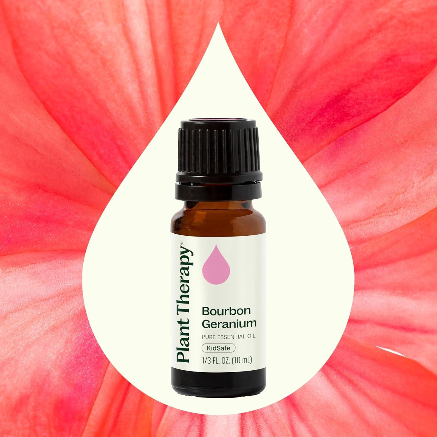 Aceite Esencial de Geranio Bourbon 100% Puro 10 mL Plant Therapy
