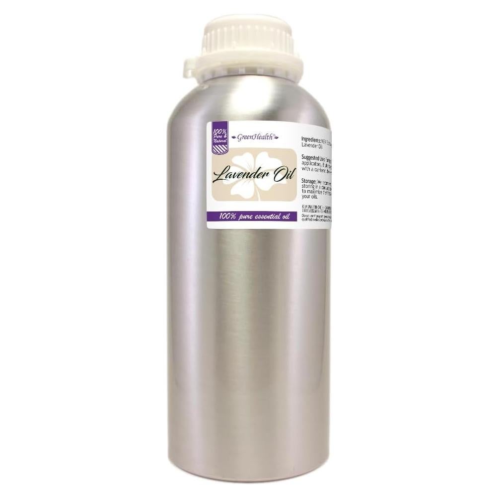 Aceite Esencial de Lavanda GreenHealth 946 ml Botella Aluminio