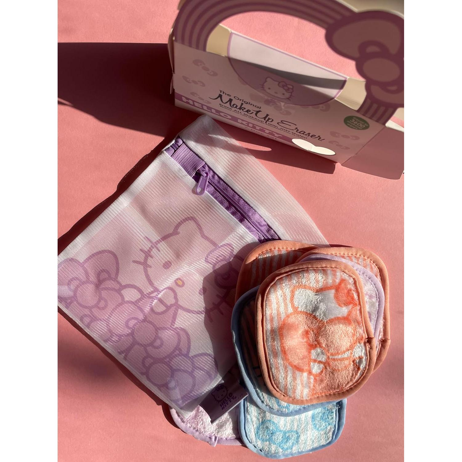 MakeUp Eraser Hello Kitty Set 7 Paños Desmaquillantes