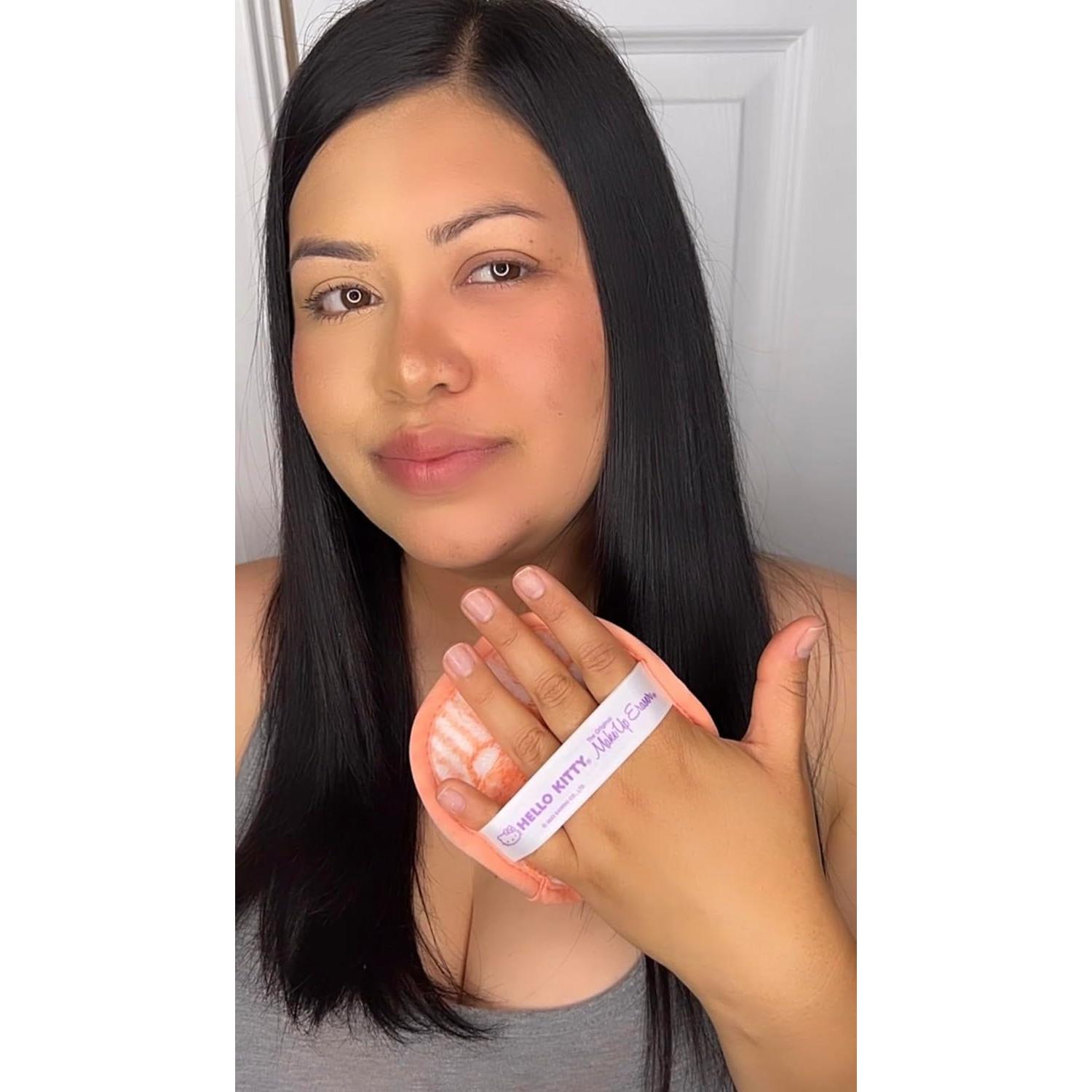 MakeUp Eraser Hello Kitty Set 7 Paños Desmaquillantes