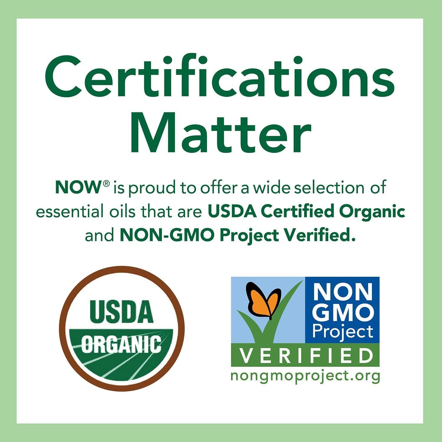 Aceite Esencial Roll-On Menta NOW Foods 10 mL Energizante