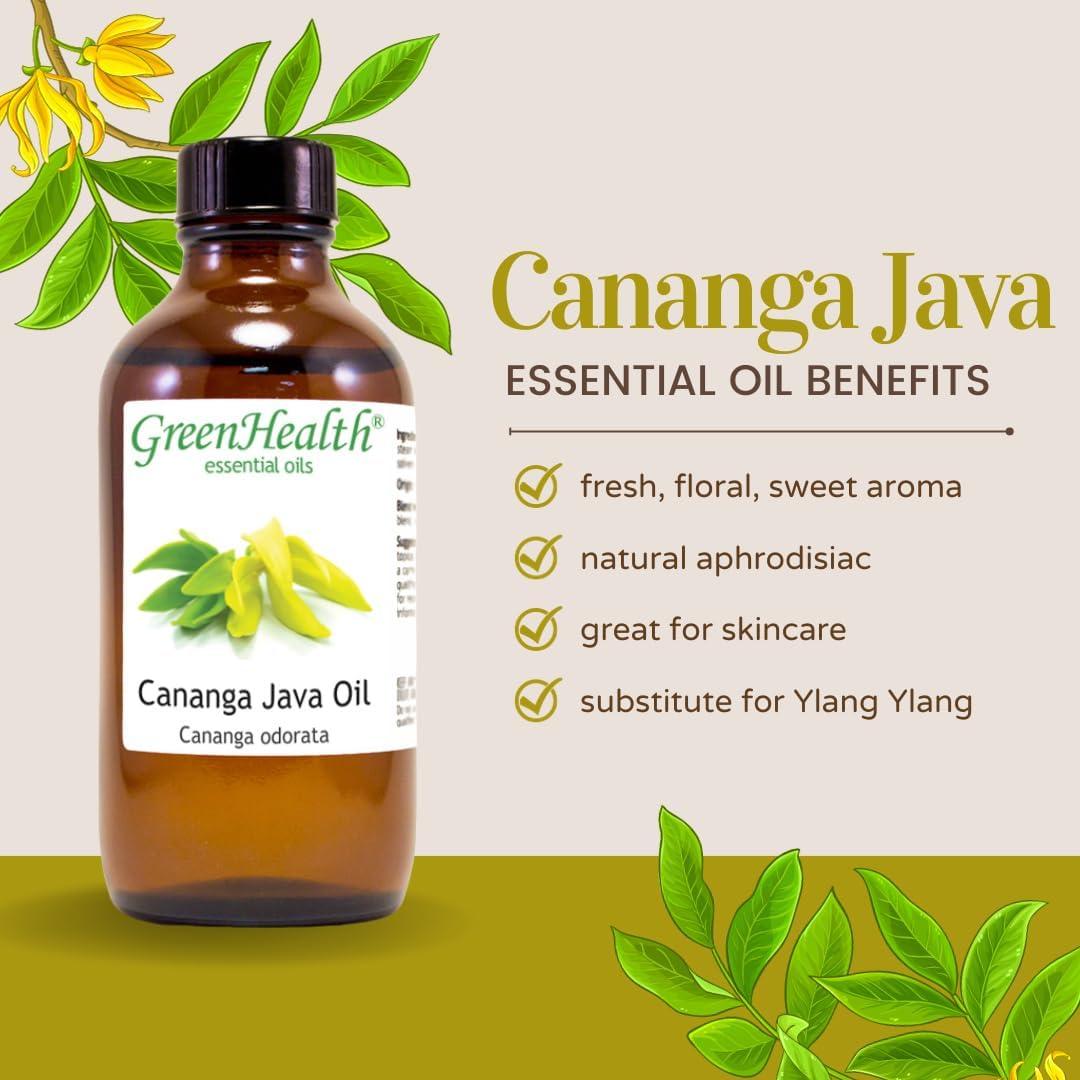 Aceite Esencial Puro Cananga Java GreenHealth 118 ml