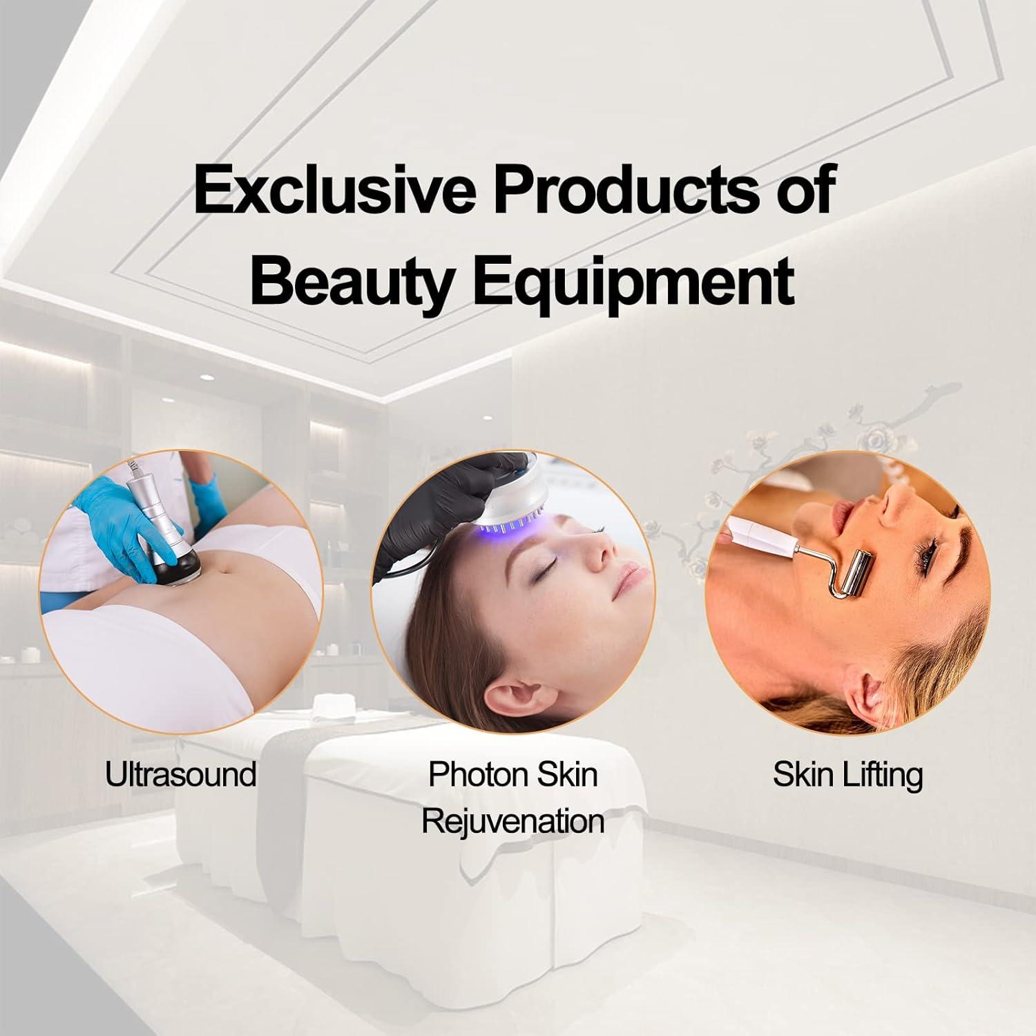 Gel Conductor Dorado Elitzia 5 Pcs 300g para Cuidado Facial