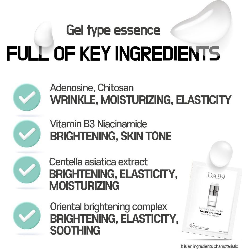 Mascarilla Facial Reafirmante DA99 Cleans Cosmetic 5 Hojas 110g