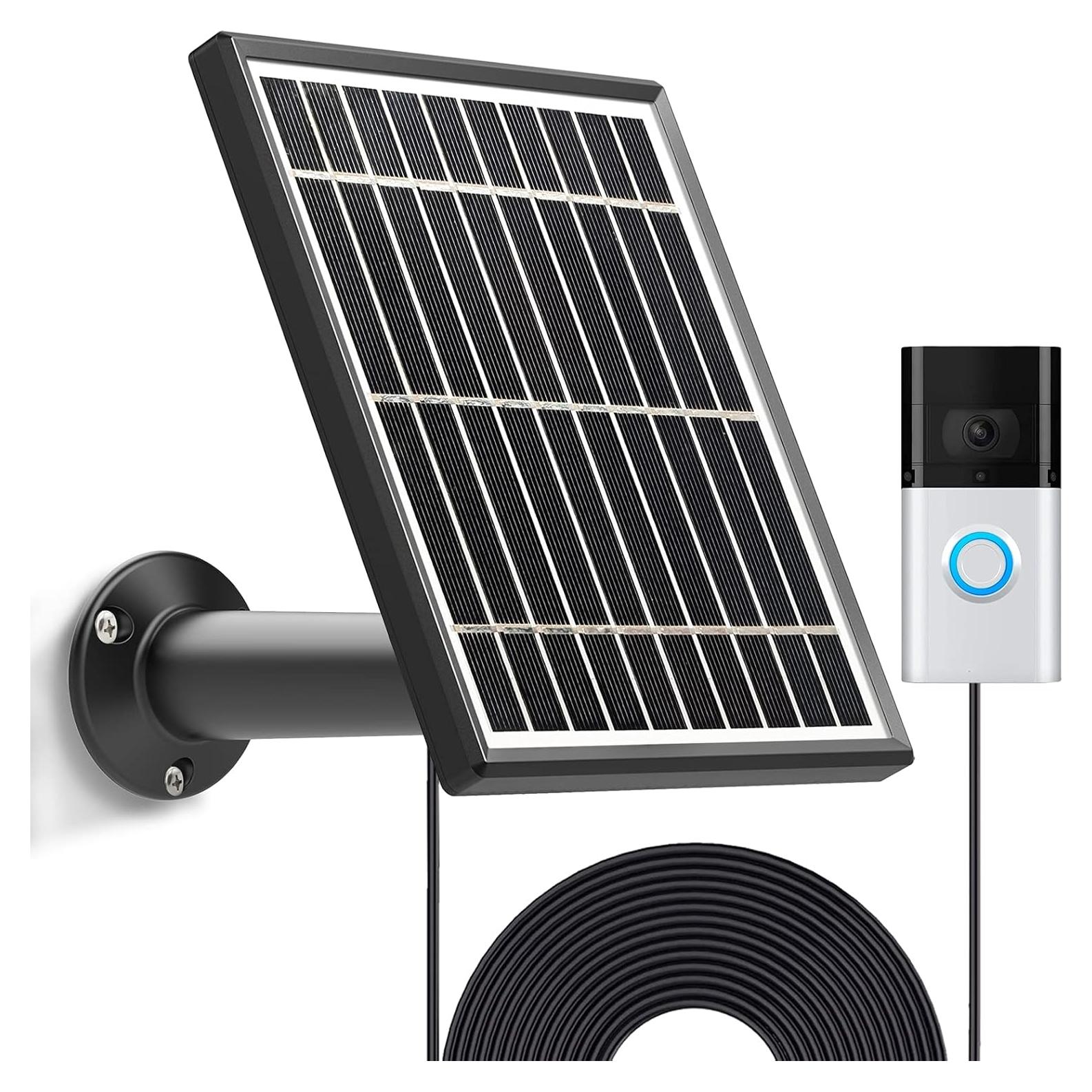 Panel Solar Tío Ardilla para Timbre de Video 2/3/3 Plus/4