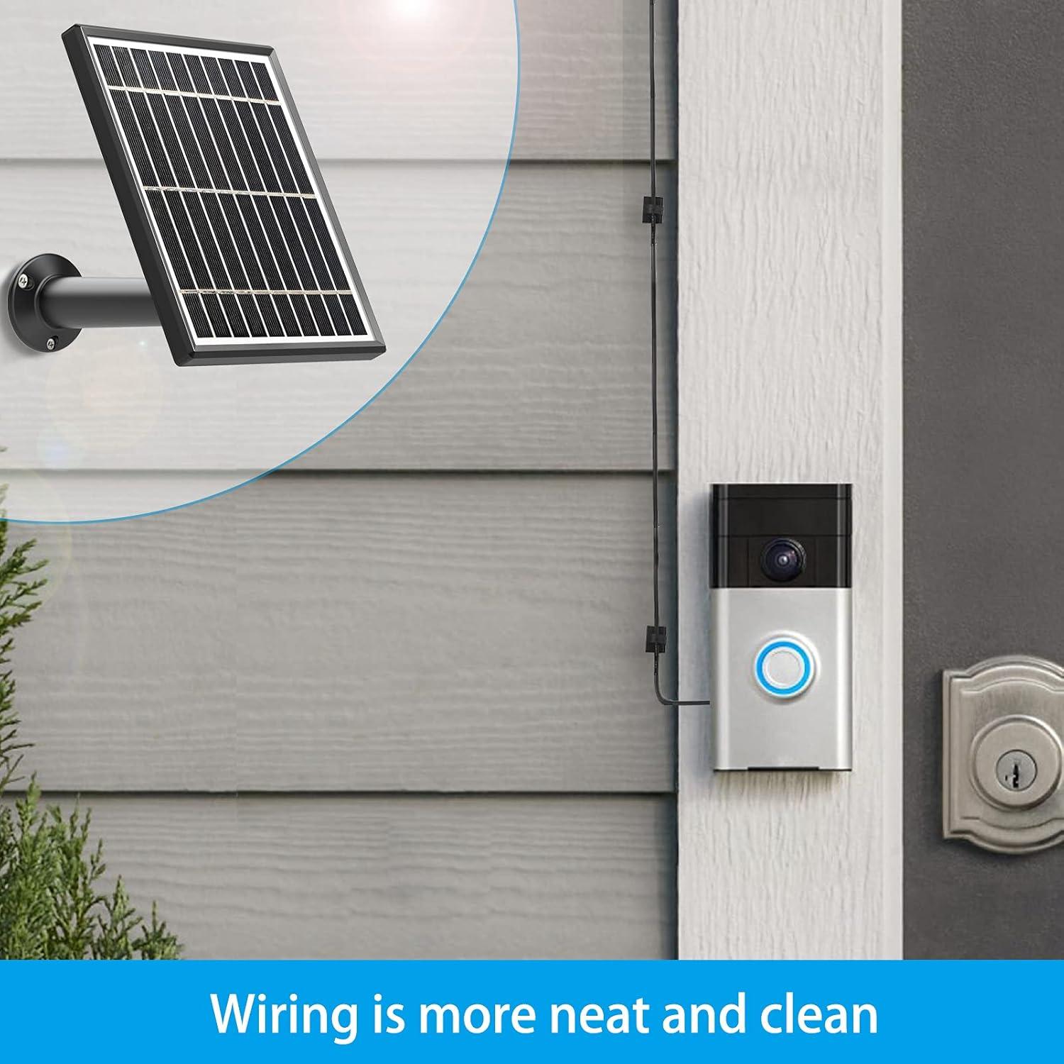 Panel Solar Tío Ardilla para Timbre de Video 2/3/3 Plus/4