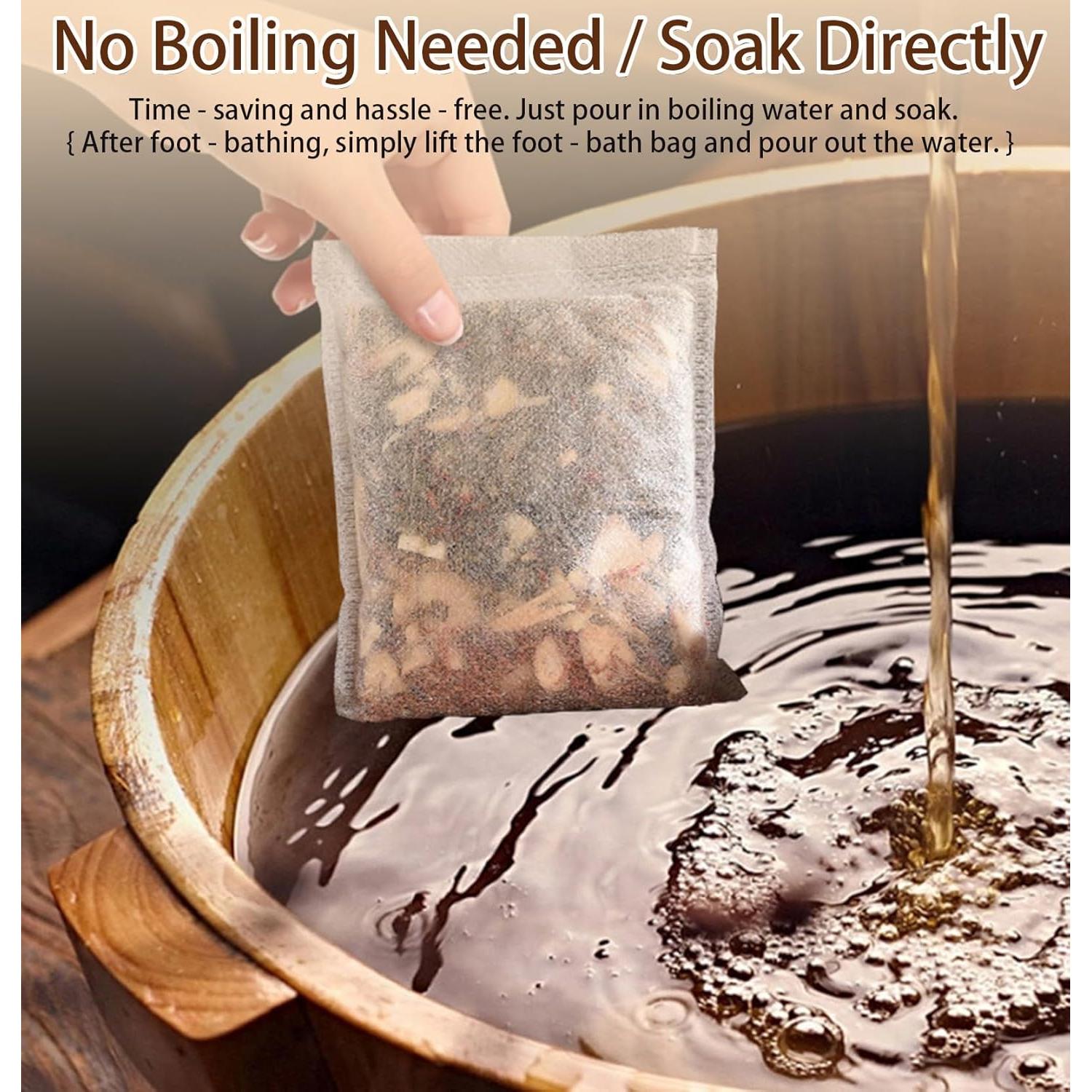 Baño de Pies Detox Herbal CHSSHCRZH 900g - Alivio Fatiga