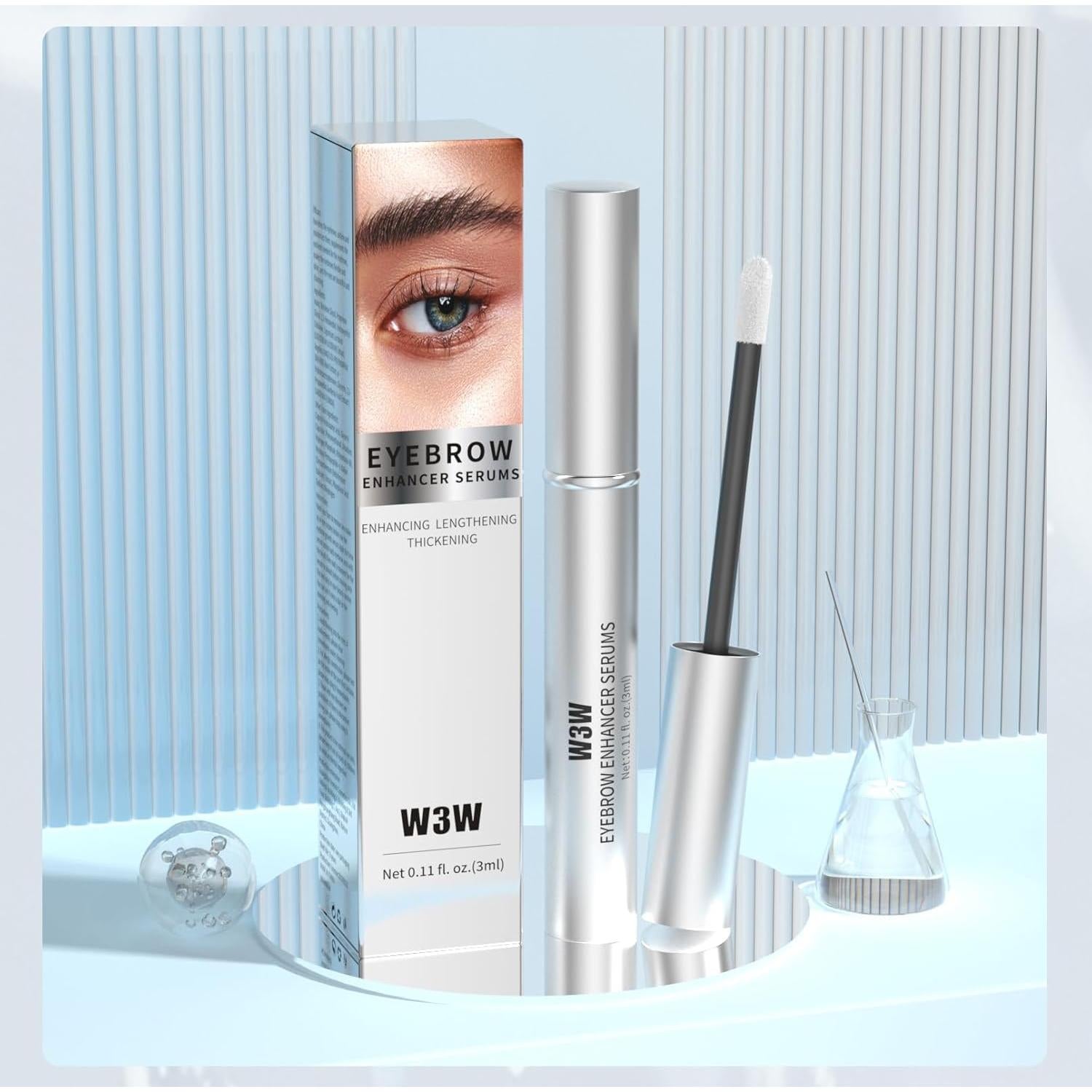 Suero de Crecimiento de Cejas W3W 3 ML - Fórmula Avanzada