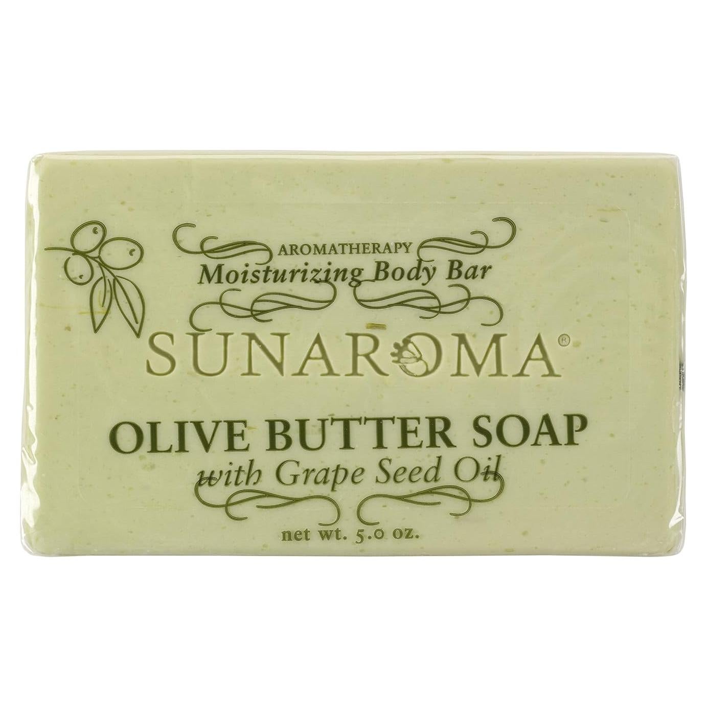 Jabón de Mantequilla de Oliva Sunaroma 141.75 g - Aromaterapia