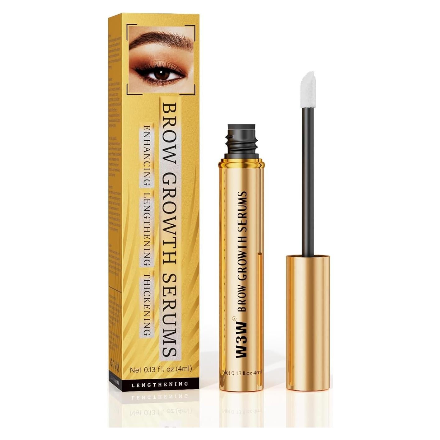 Suero de Cejas W3W 4ml - Crecimiento Natural y Grueso