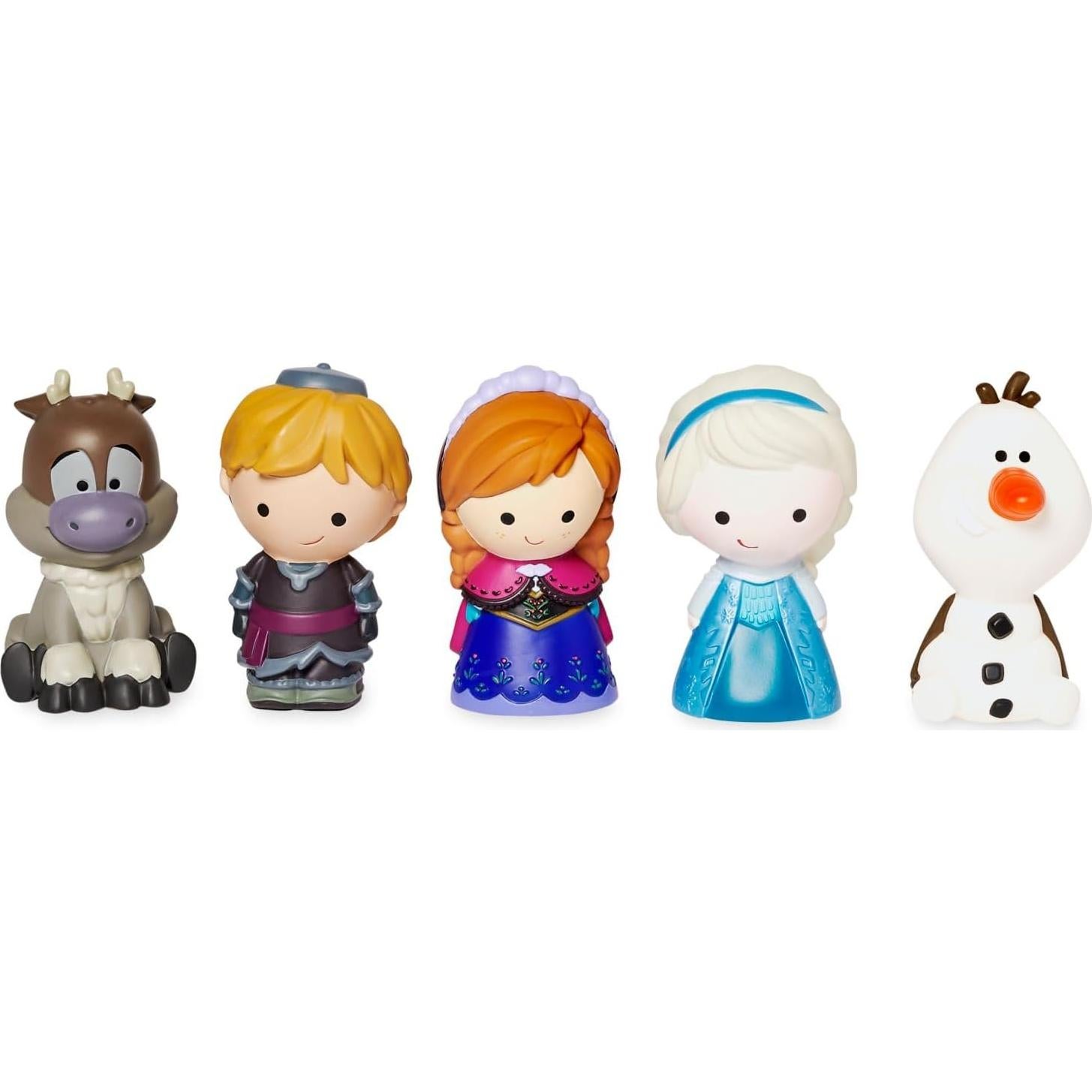 Juego de baño Frozen Disney - 5 figuras y balde colador