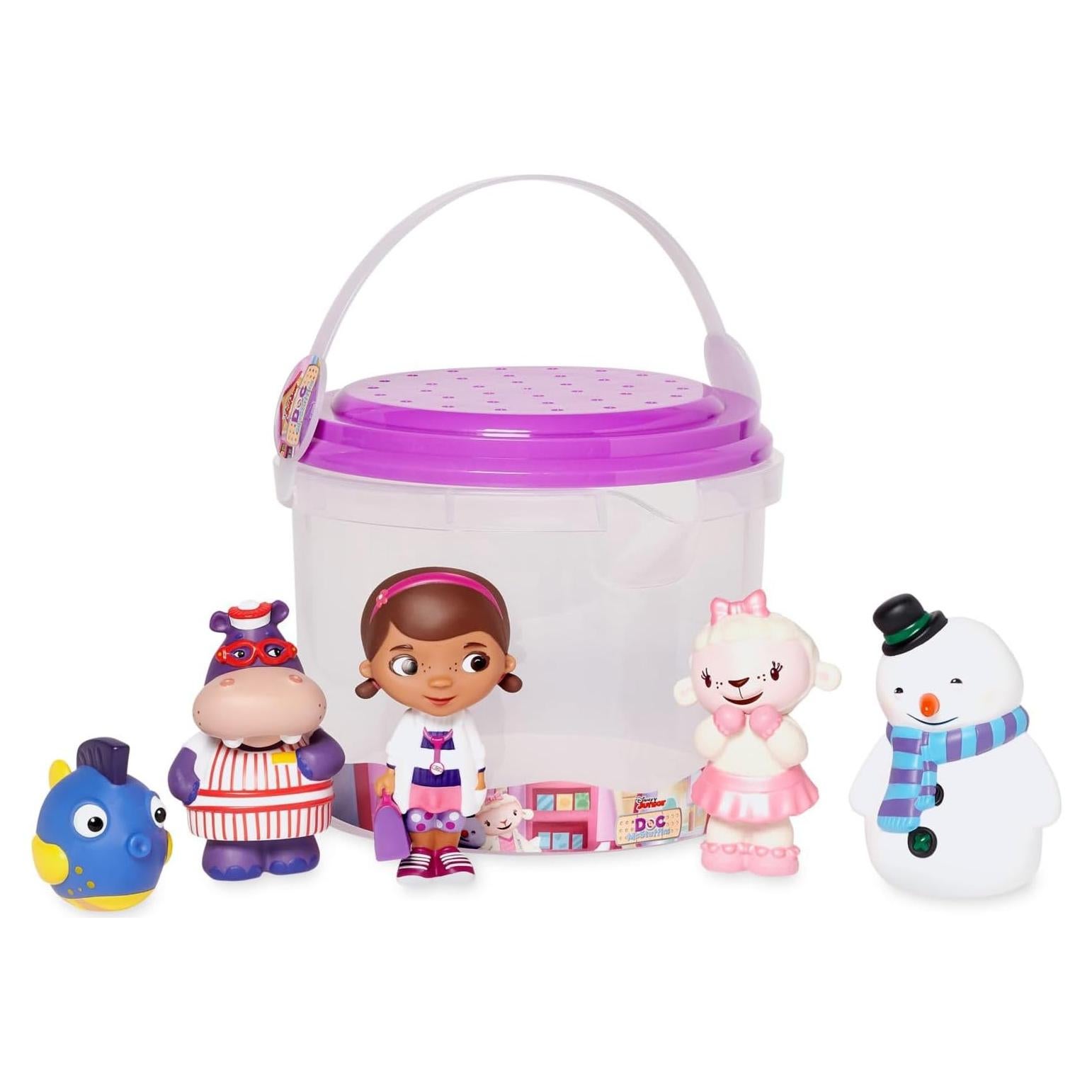 Juego de baño Doc McStuffins - Accesorios coloridos para niños
