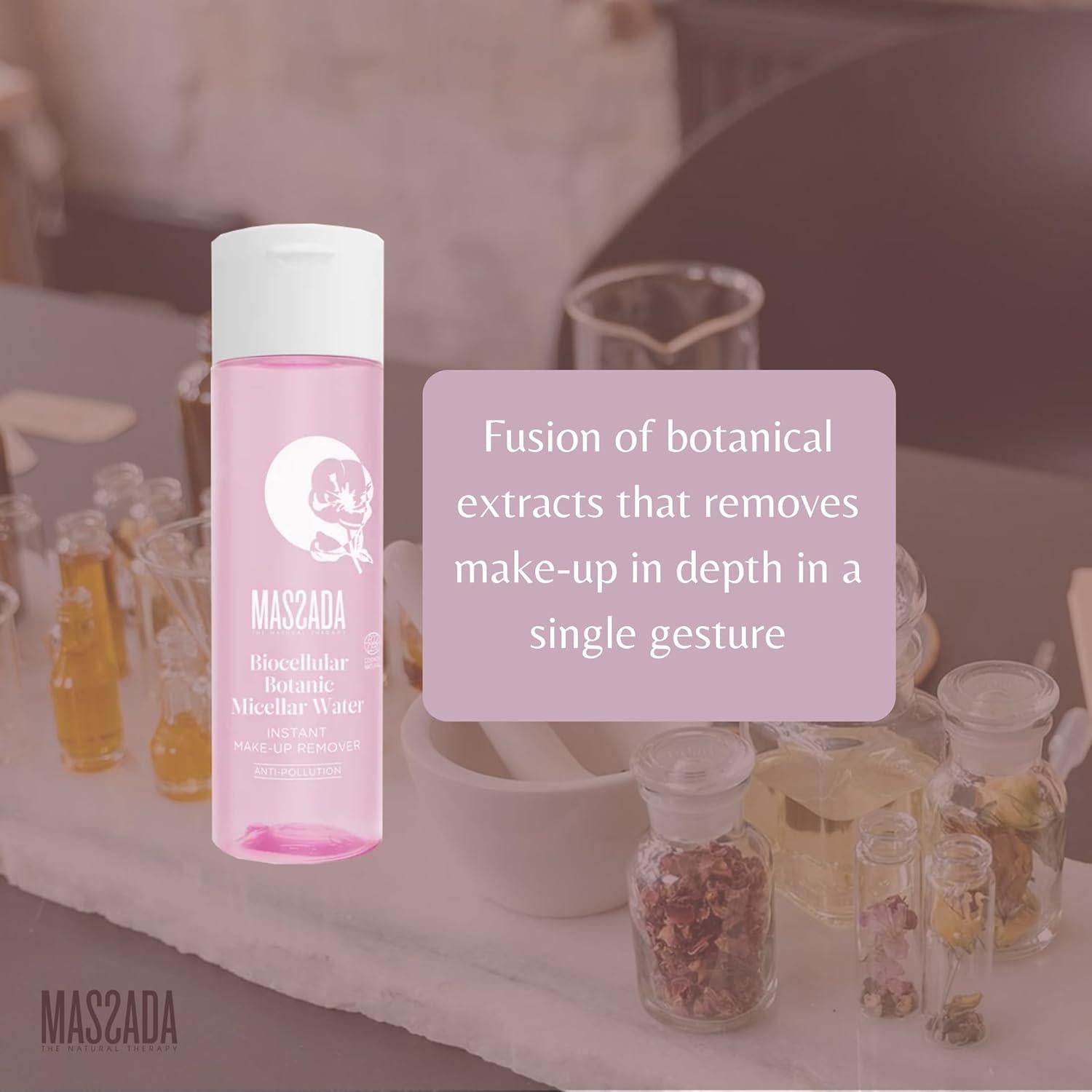 Agua Micelar Botánica Massada 198.1 ml - Limpieza y Desmaquillado