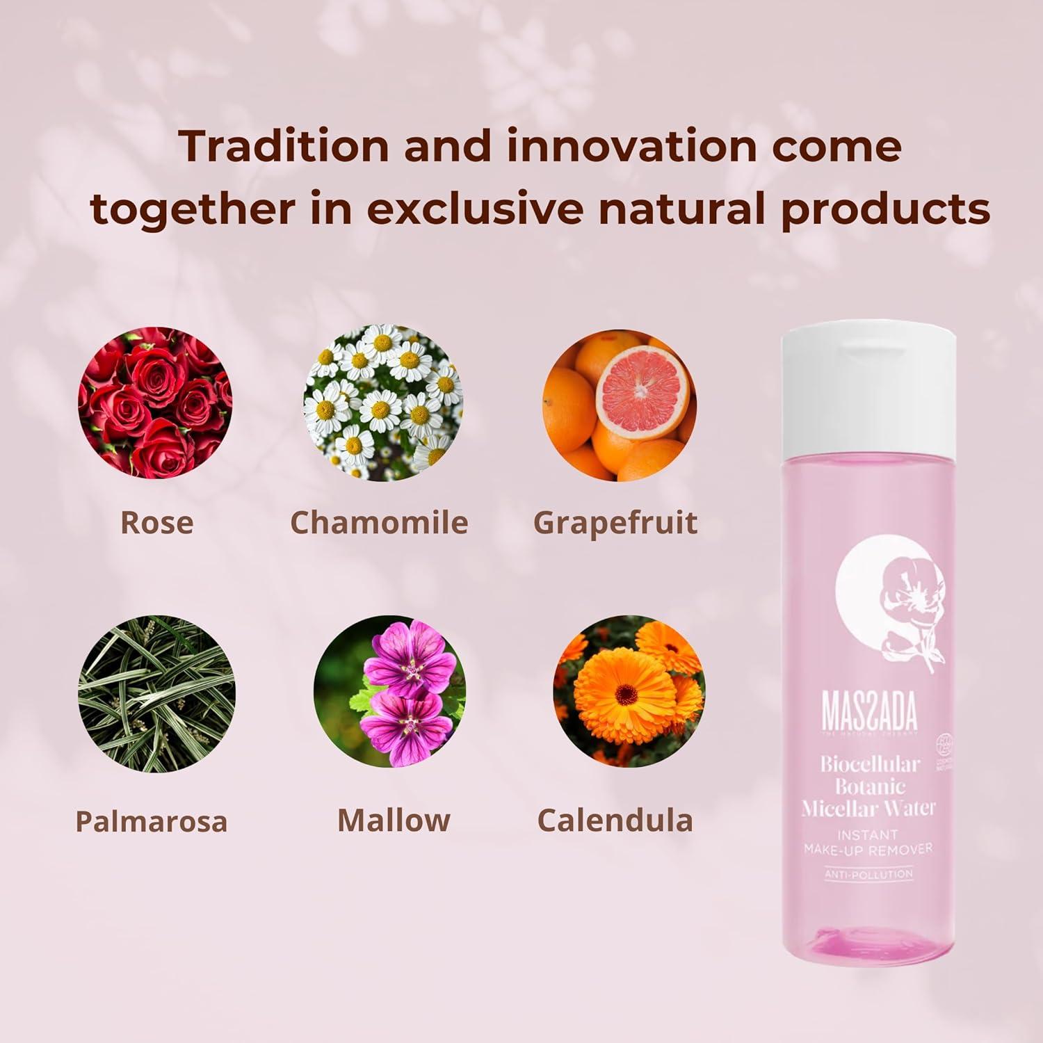 Agua Micelar Botánica Massada 198.1 ml - Limpieza y Desmaquillado