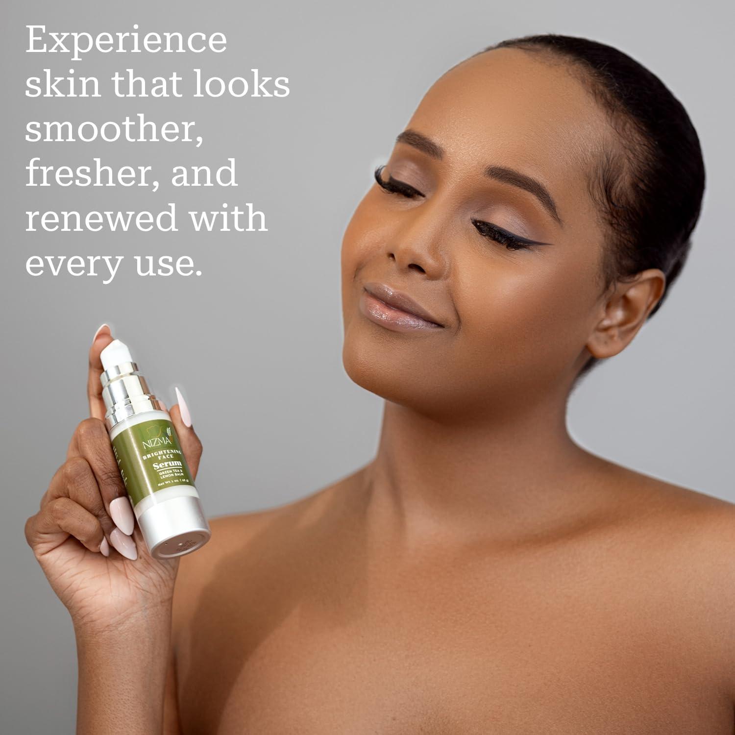 Suero Facial Iluminador Nizma 30 ml - Gel Hidratante Natural