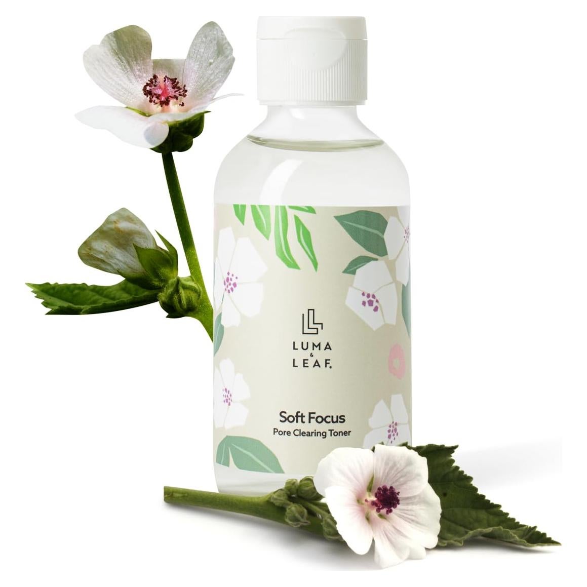 Tónico Facial Limpiador Luma & Leaf 118 ml - Natural con Ácido Salicílico y Niacinamida