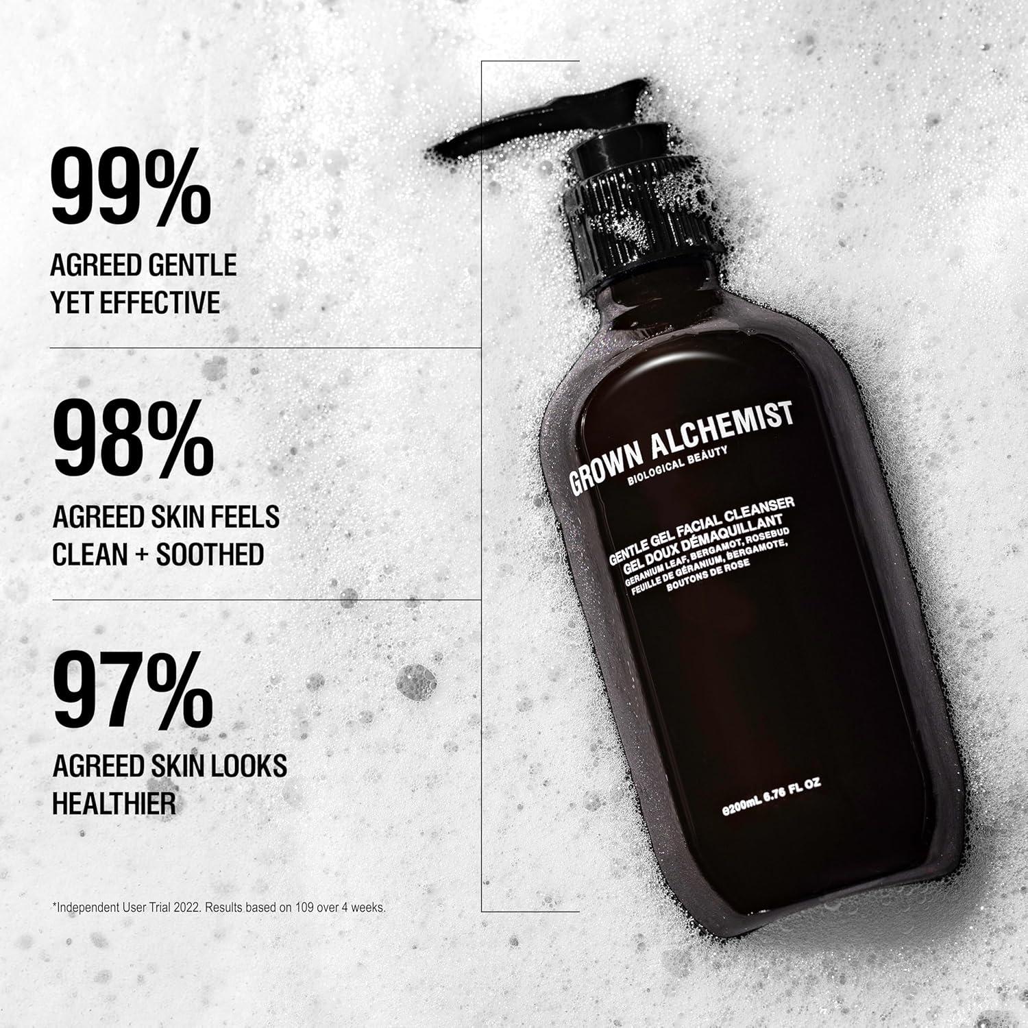 Limpiador Facial en Gel Suave Grown Alchemist 200ml Natural