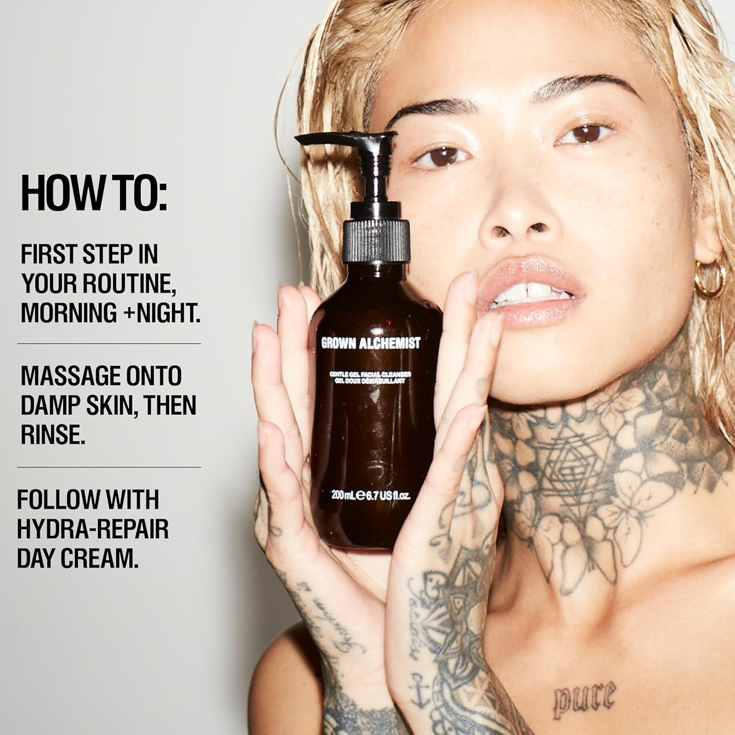 Limpiador Facial en Gel Suave Grown Alchemist 200ml Natural
