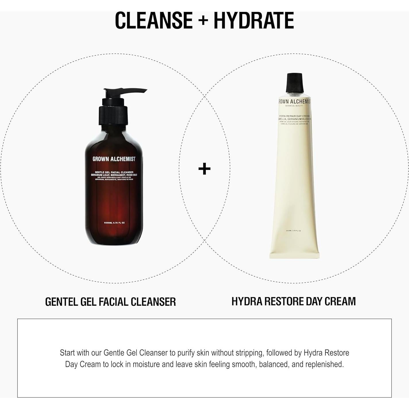 Limpiador Facial en Gel Suave Grown Alchemist 200ml Natural