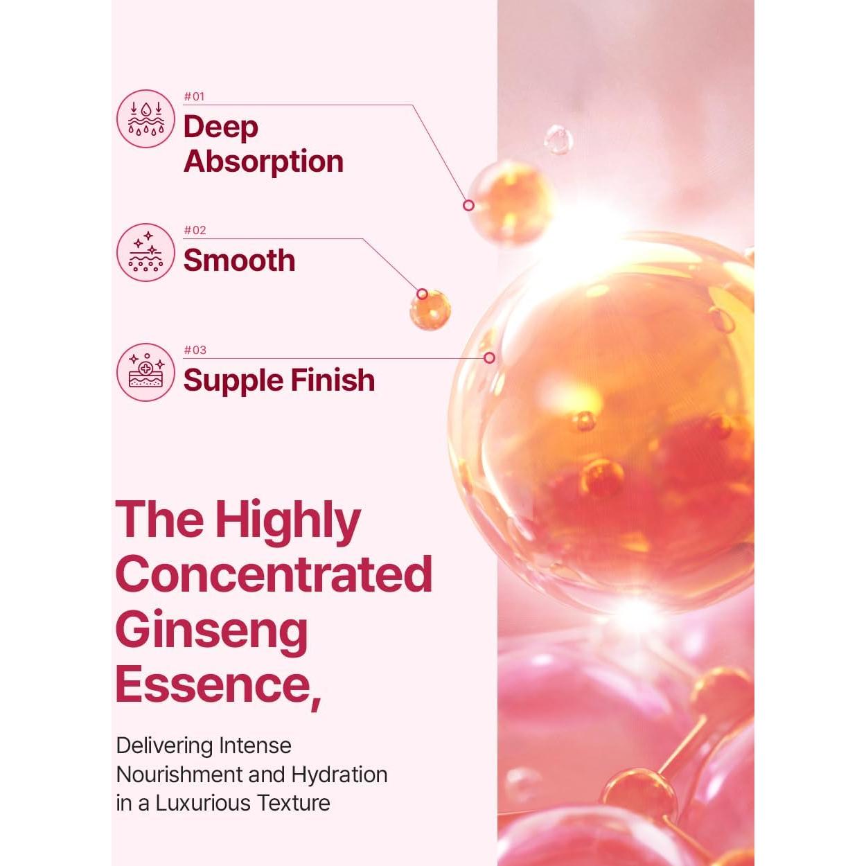 Esencia de Ginseng Rojo Donginbi 30ml - Suero Reafirmante Piel Seca