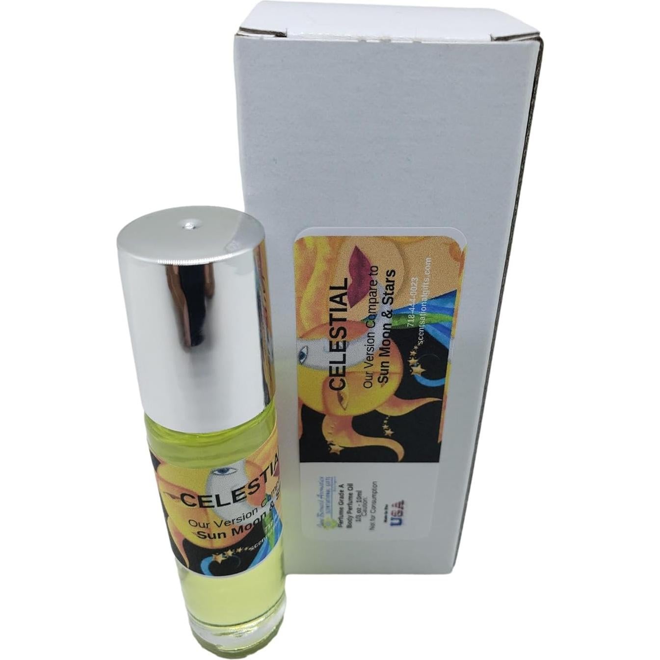 Aceite Corporal Perfume Celestial Jane Bernard 10ml Roll-On