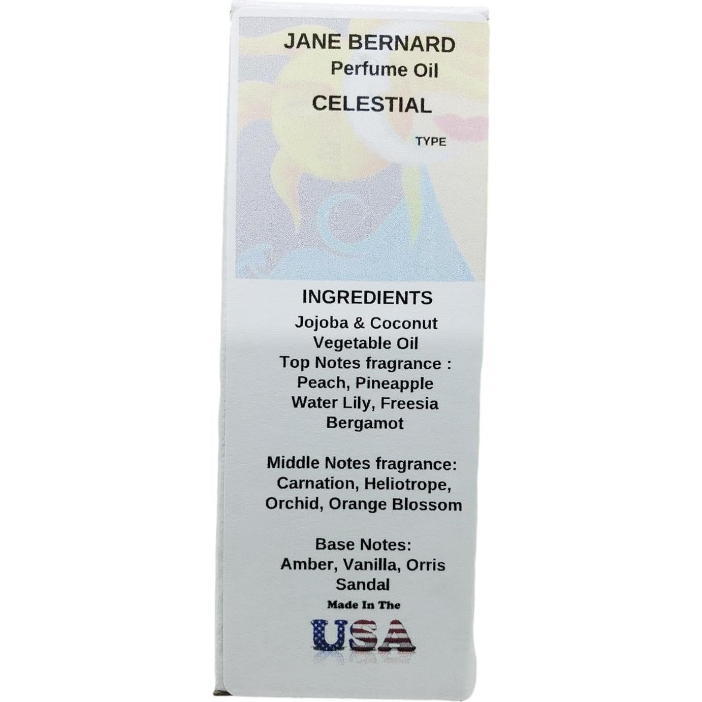 Aceite Corporal Perfume Celestial Jane Bernard 10ml Roll-On