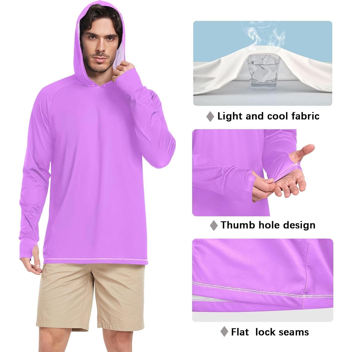 Camisa de Sol Heliotropo UPF 50+ para Hombres - RPLIFE