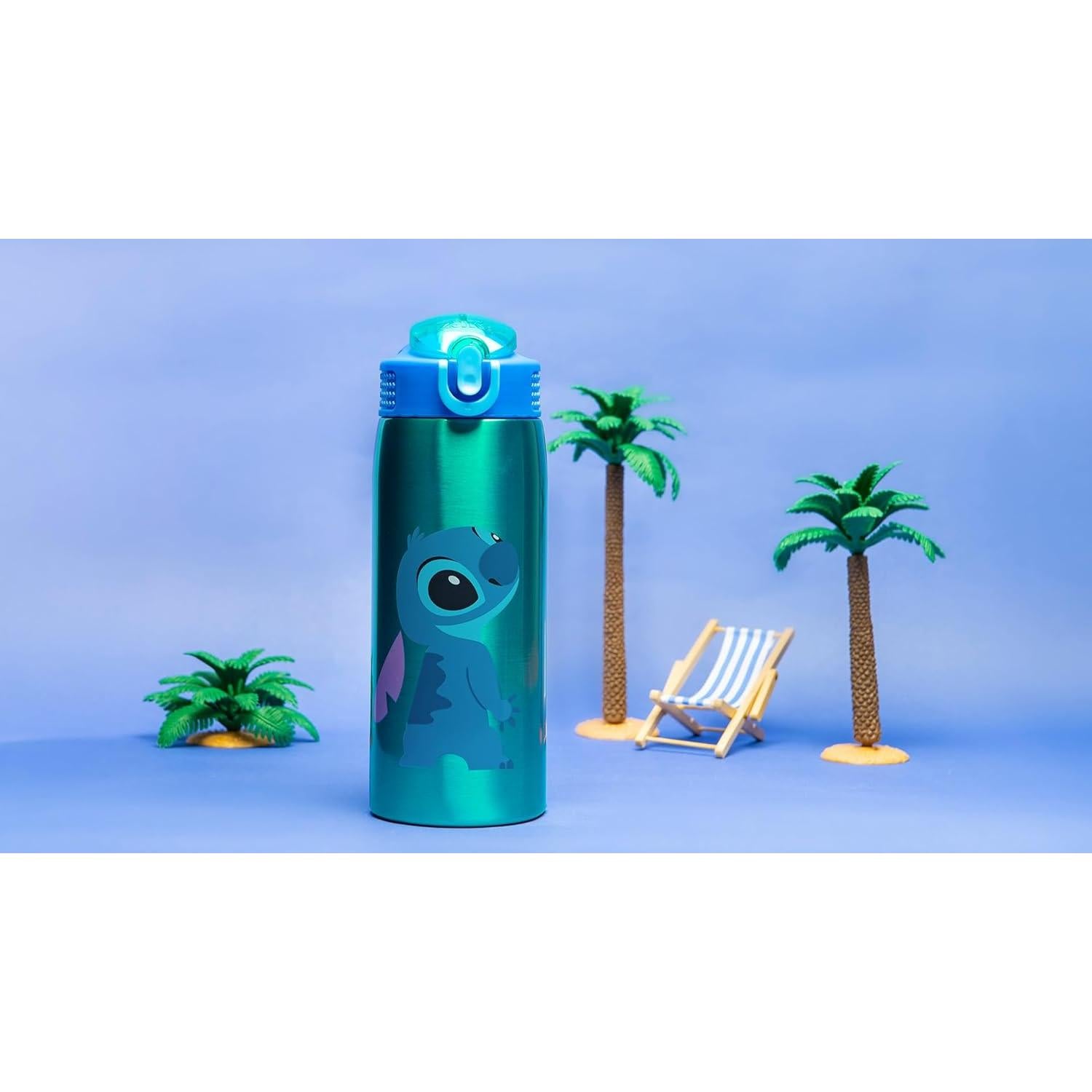 Botella de Agua Zak Designs Lilo y Stitch 570 ml Acero Inoxidable