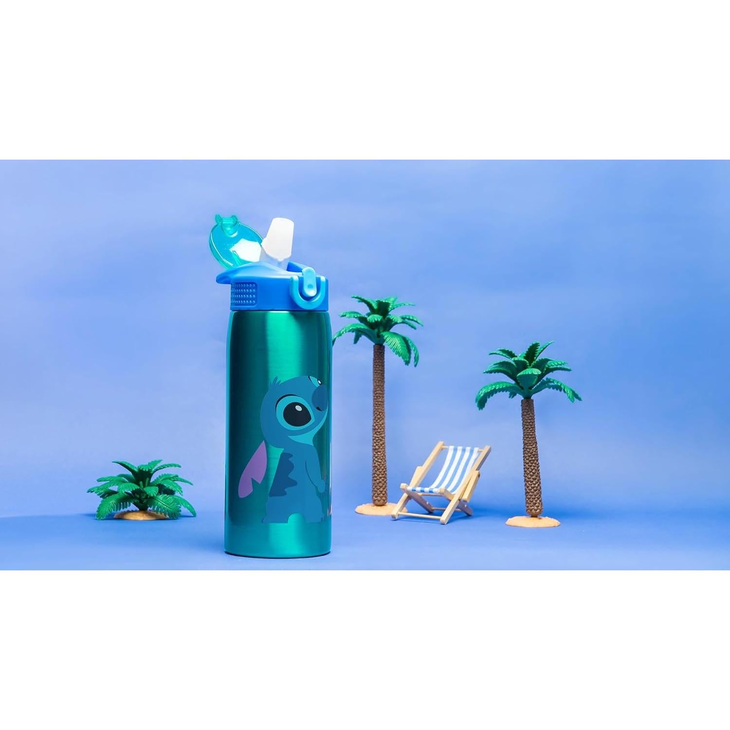 Botella de Agua Zak Designs Lilo y Stitch 570 ml Acero Inoxidable