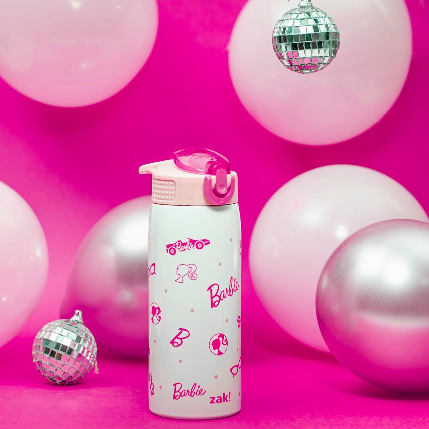 Botella de Agua Zak Designs Barbie 562 ml Acero Inoxidable
