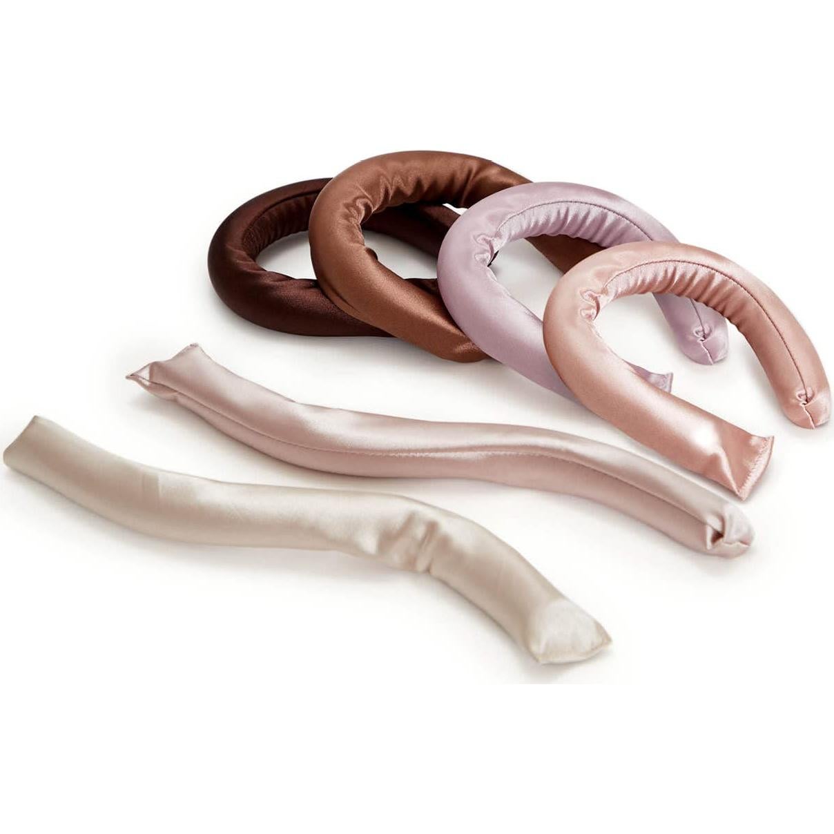 Rizador de Cabello Sin Calor Kitsch 6pcs Madera de Rosa