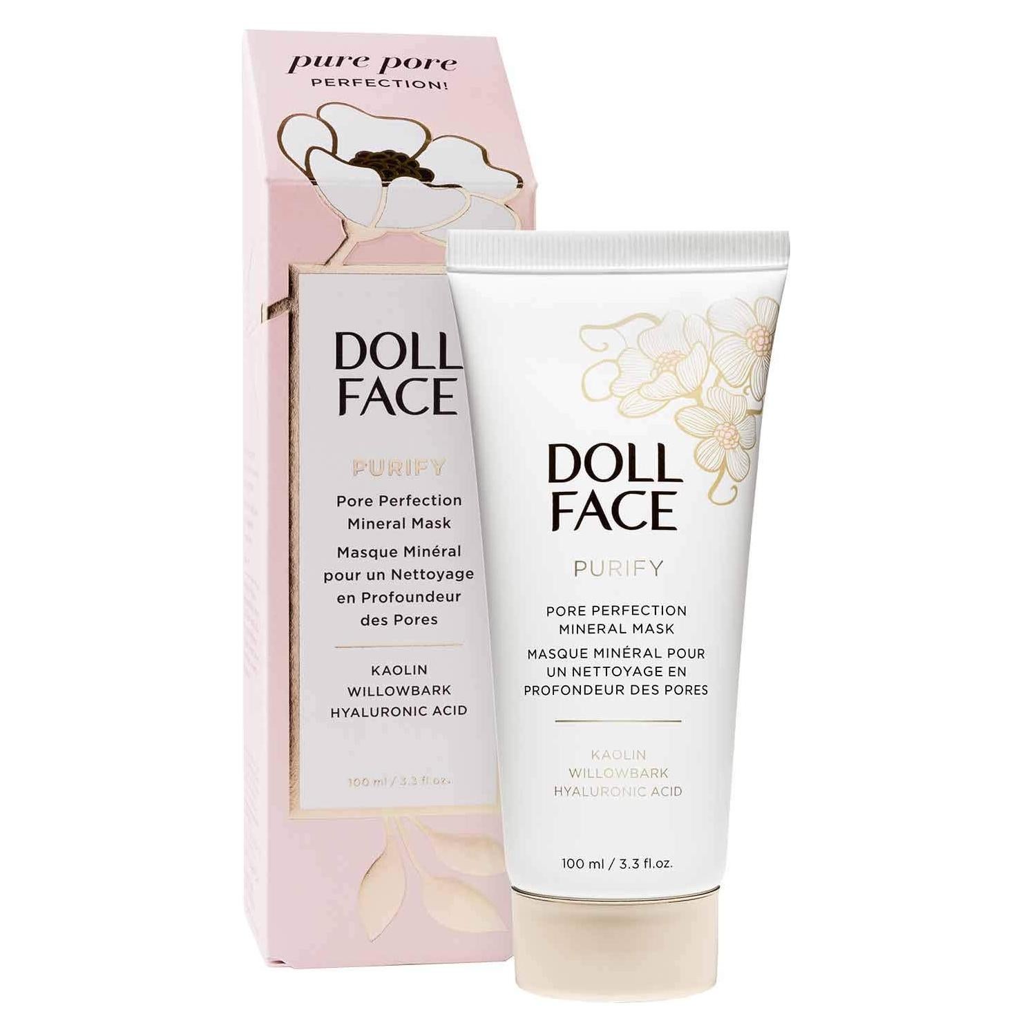 Doll Face Máscara Facial Mineral 97.6 ml - Minimiza Poros