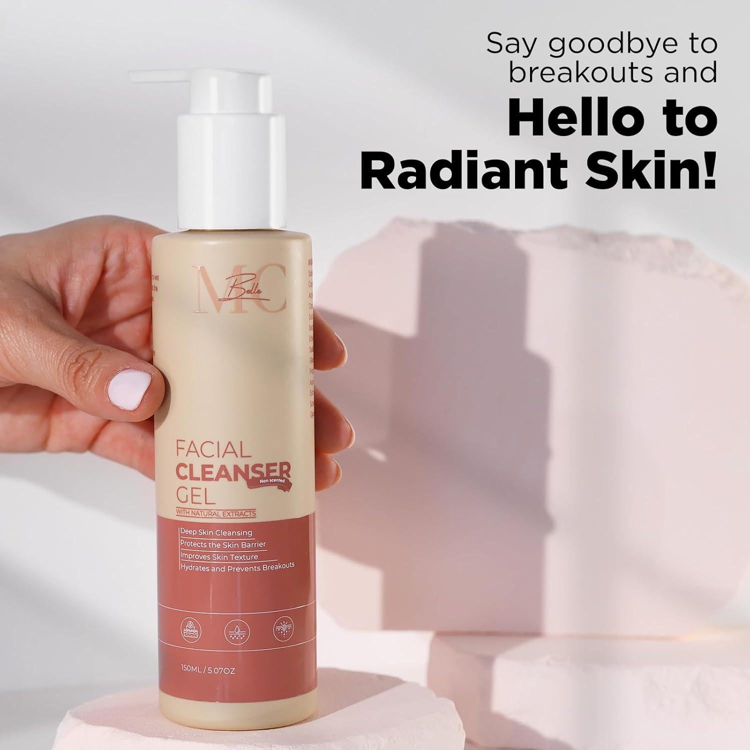 Limpiador Facial MC Belle Sin Fragancia 209g - Acné y Piel Grasa