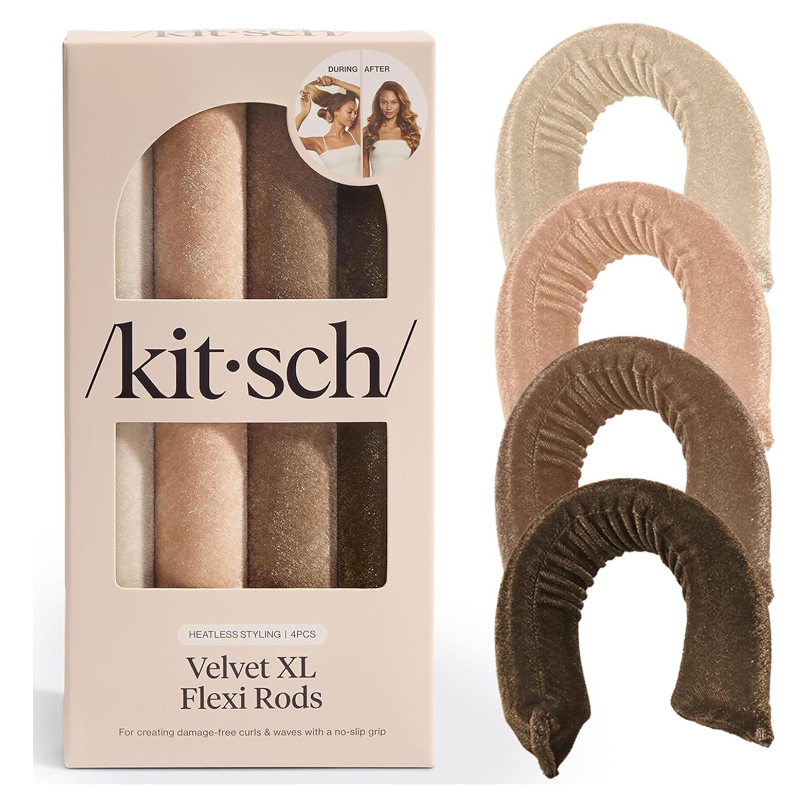 Rizador de Cabello Sin Calor Kitsch Eucalipto 4 Piezas