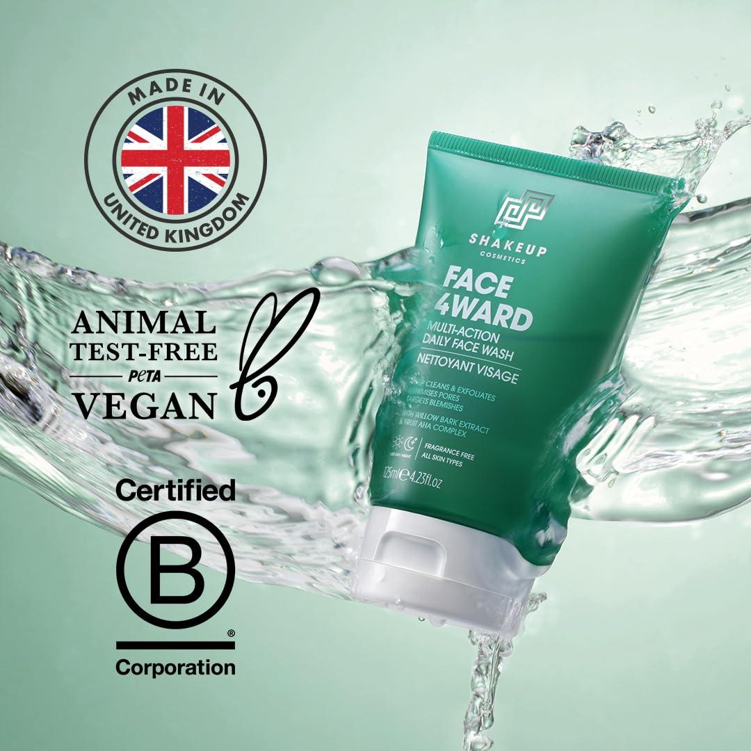 Limpiador Facial Diario Vegano Shakeup 125ml - Exfoliante AHA