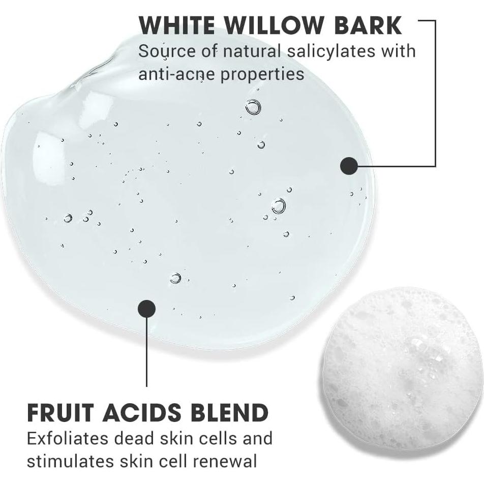 Limpiador Facial Diario Vegano Shakeup 125ml - Exfoliante AHA