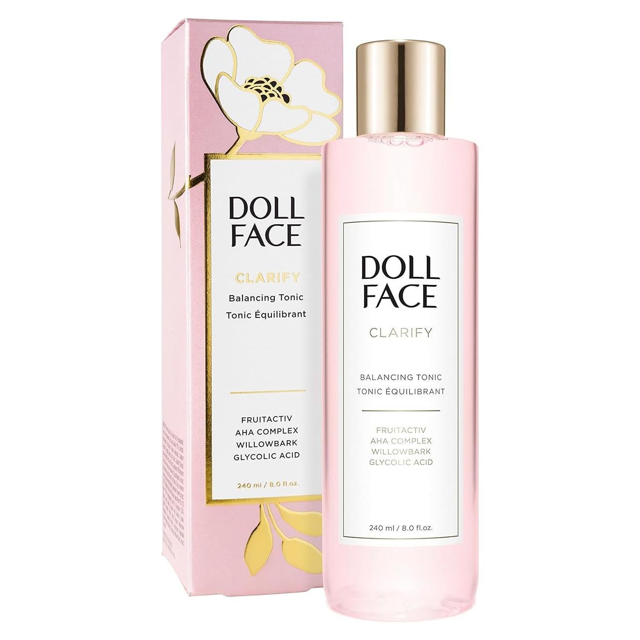Tónico Facial Equilibrante Doll Face Clarify 240ml Ácido Glicólico